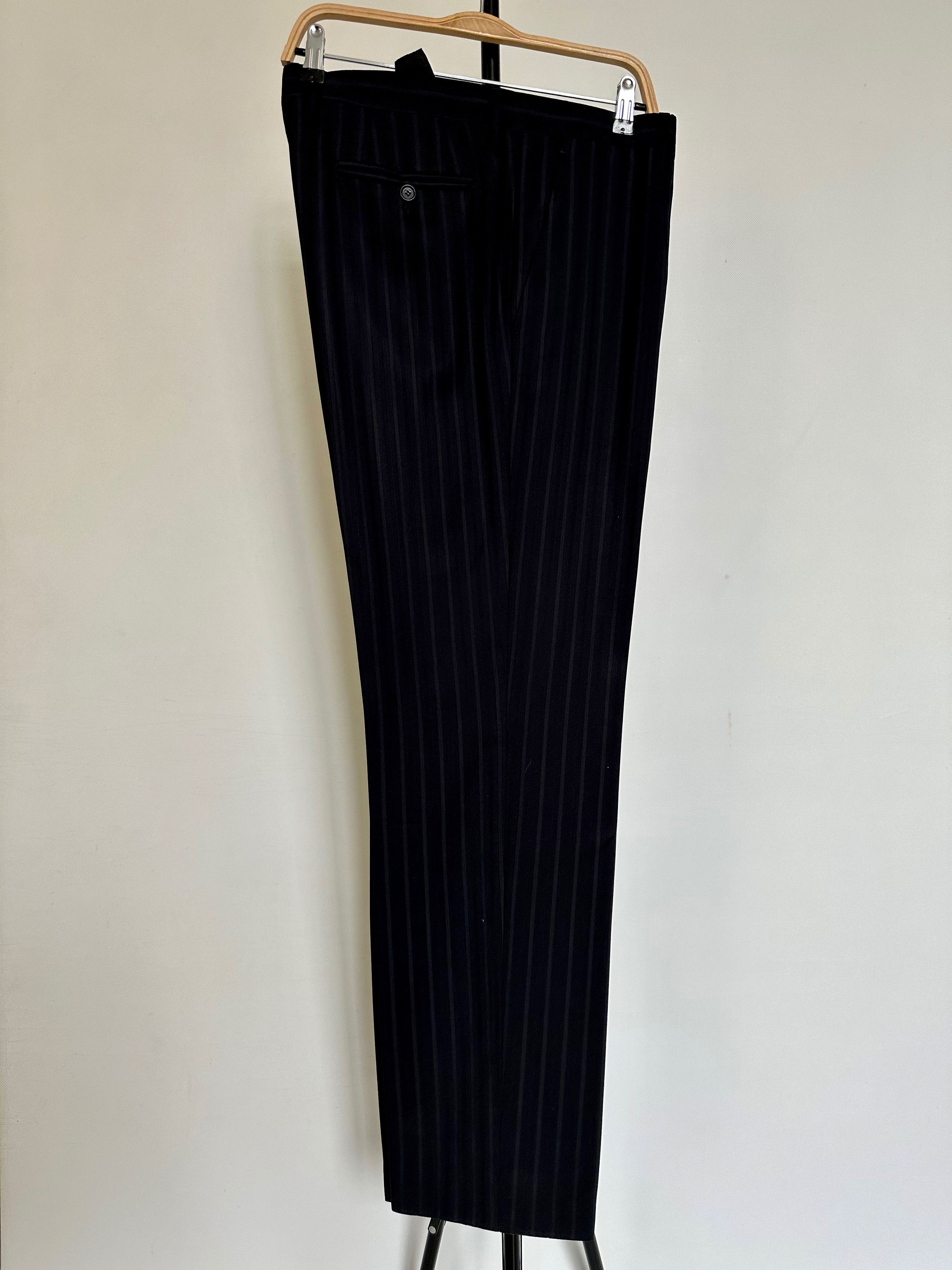 Dolce & Gabbana Dolce Gabbana Wool Suit black striped US 42R Classic Size 42R - 13 Thumbnail