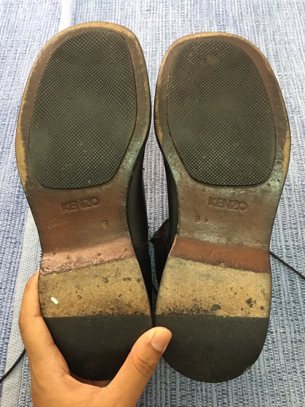 Kenzo mid-cut black leather Size US 9 / EU 42 - 3 Thumbnail