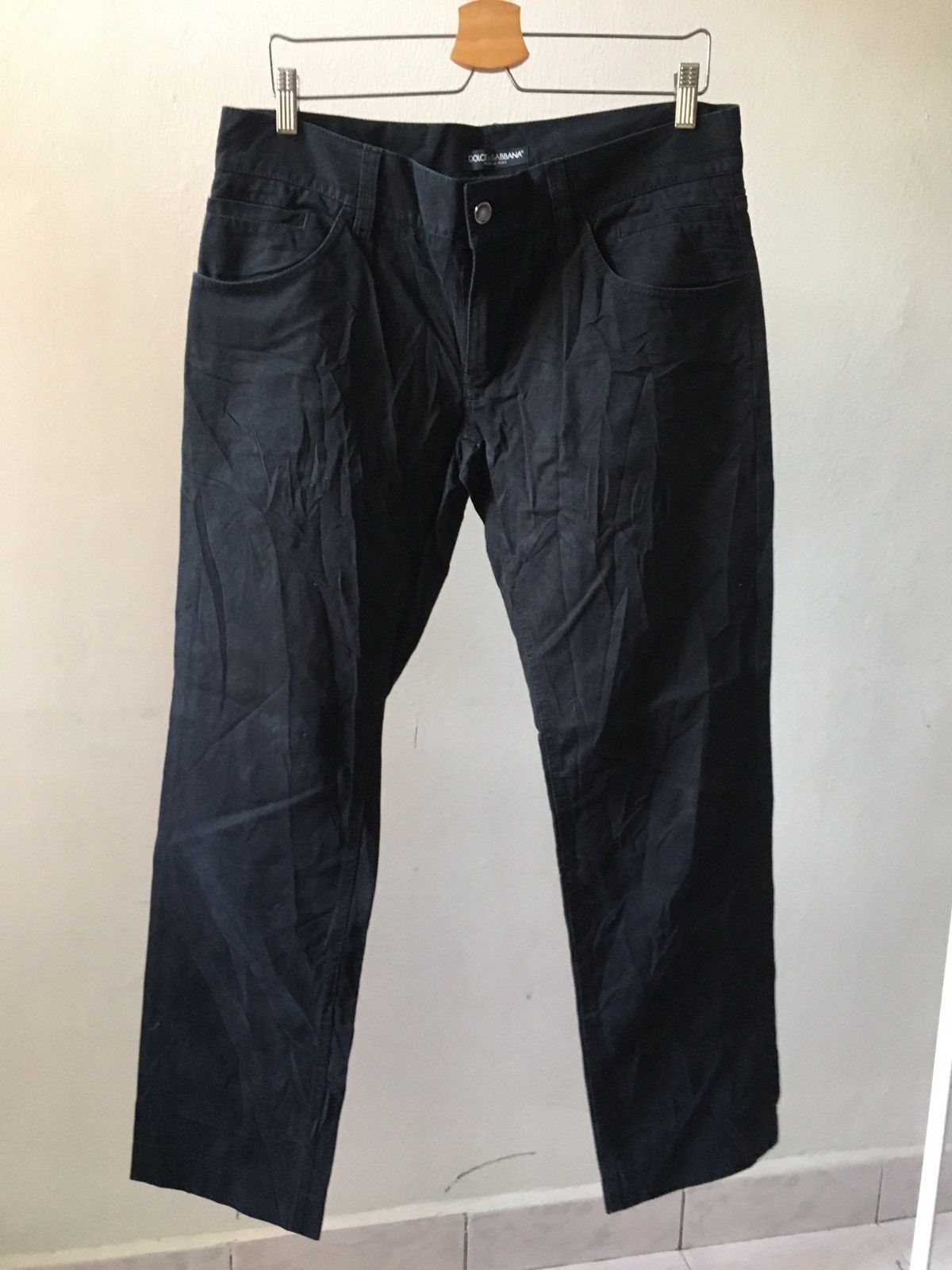 Dolce & Gabbana black denim regular fit Size US 32 / EU 48 - 1 Thumbnail