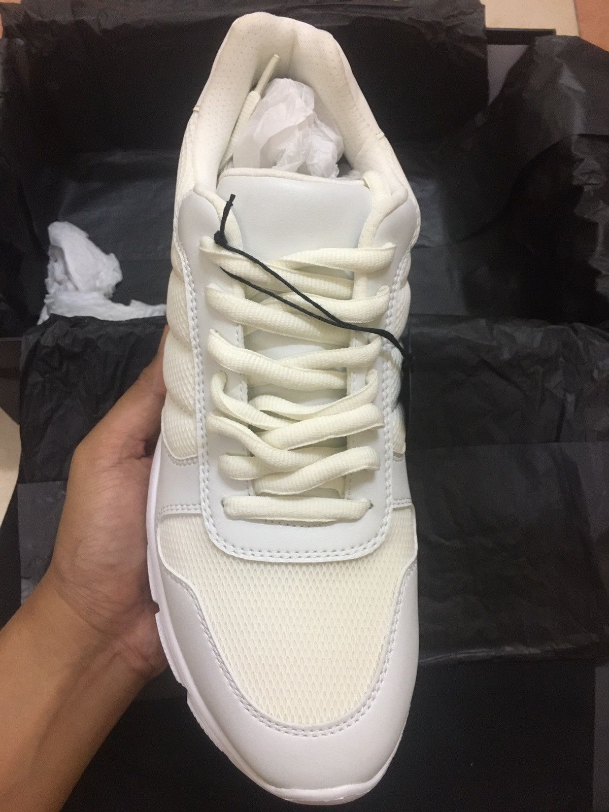Black Barrett lace up sneakers Size US 9 / EU 42 - 4 Thumbnail