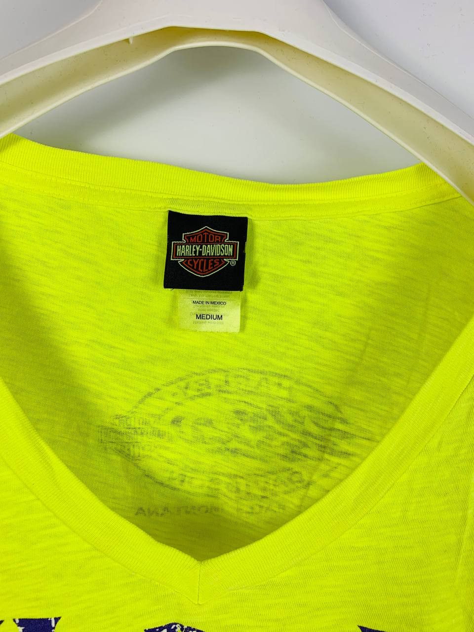 Harley Davidson Harley Davidson vintage t-shirt acid yellow M Size US M / EU 48-50 / 2 - 2 Thumbnail