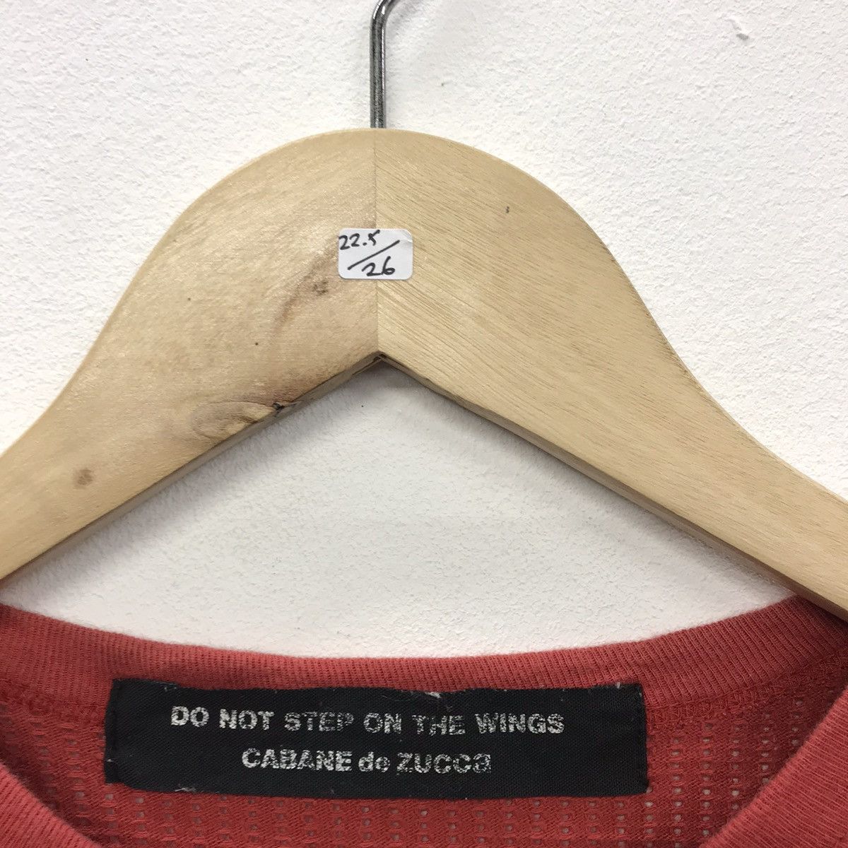 CABANE de ZUCCa × Designer × Japanese Brand *Rare!! Cabane de Zucca DO NOT STEP ON THE WINGS Tee Size US M / EU 48-50 / 2 - 9 Thumbnail