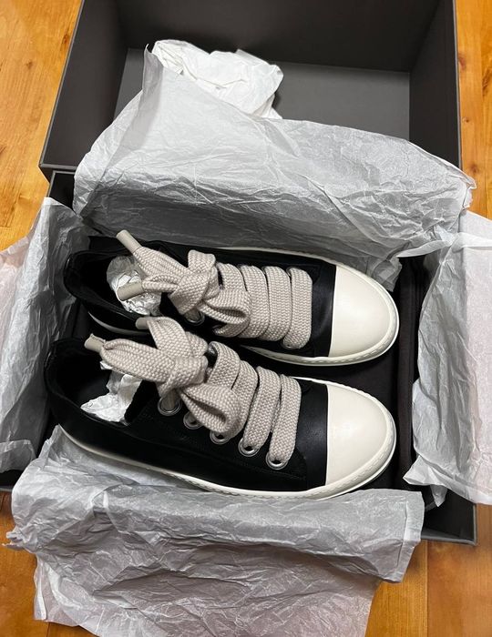 Rick Owens Rick Owens Jumbo Laces low | Grailed