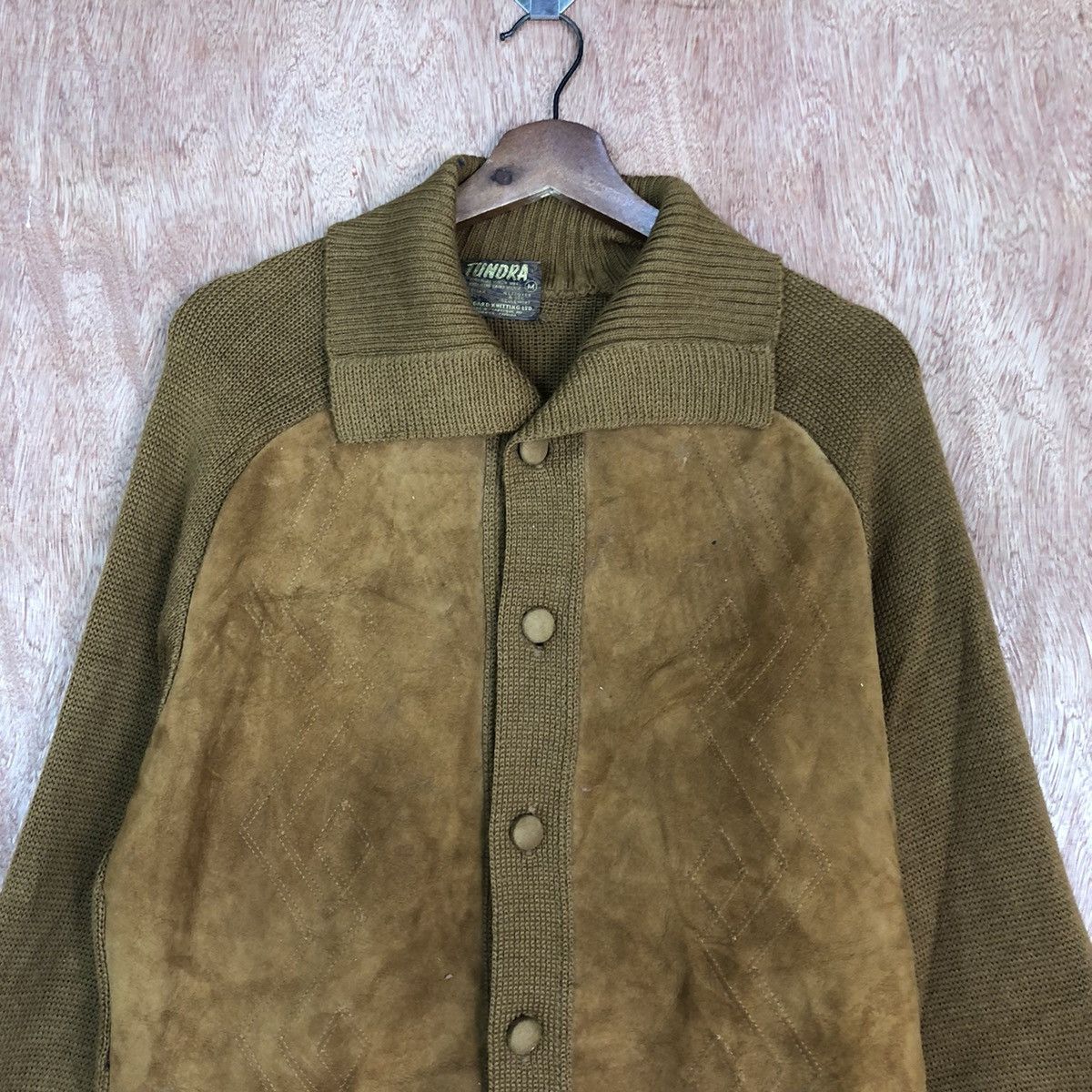 Tundra × Tundra Canada × Vintage Vintage Tundra 100% Virgin Wool Knitting Jacket Size US M / EU 48-50 / 2 - 9 Thumbnail