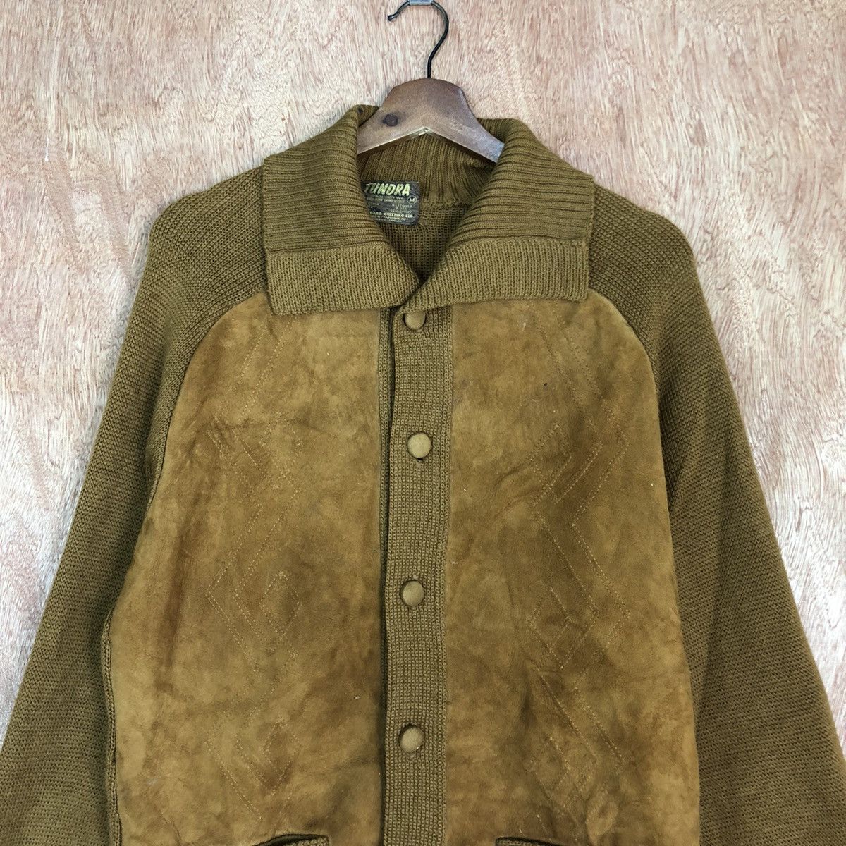 Tundra × Tundra Canada × Vintage Vintage Tundra 100% Virgin Wool Knitting Jacket Size US M / EU 48-50 / 2 - 2 Thumbnail