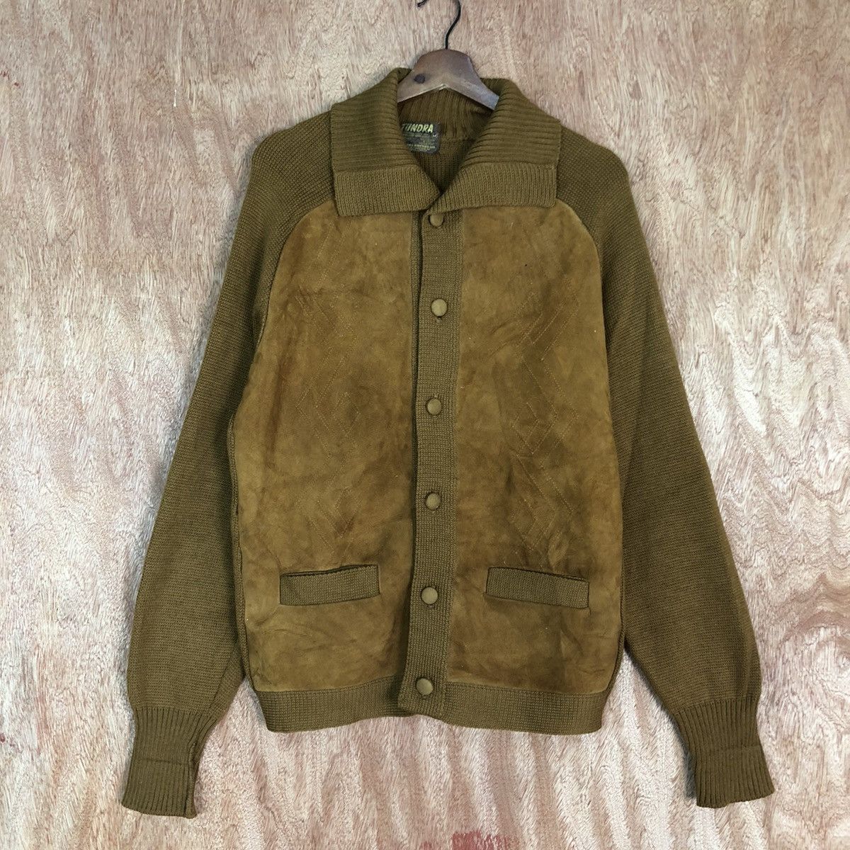 Tundra × Tundra Canada × Vintage Vintage Tundra 100% Virgin Wool Knitting Jacket Size US M / EU 48-50 / 2 - 3 Thumbnail