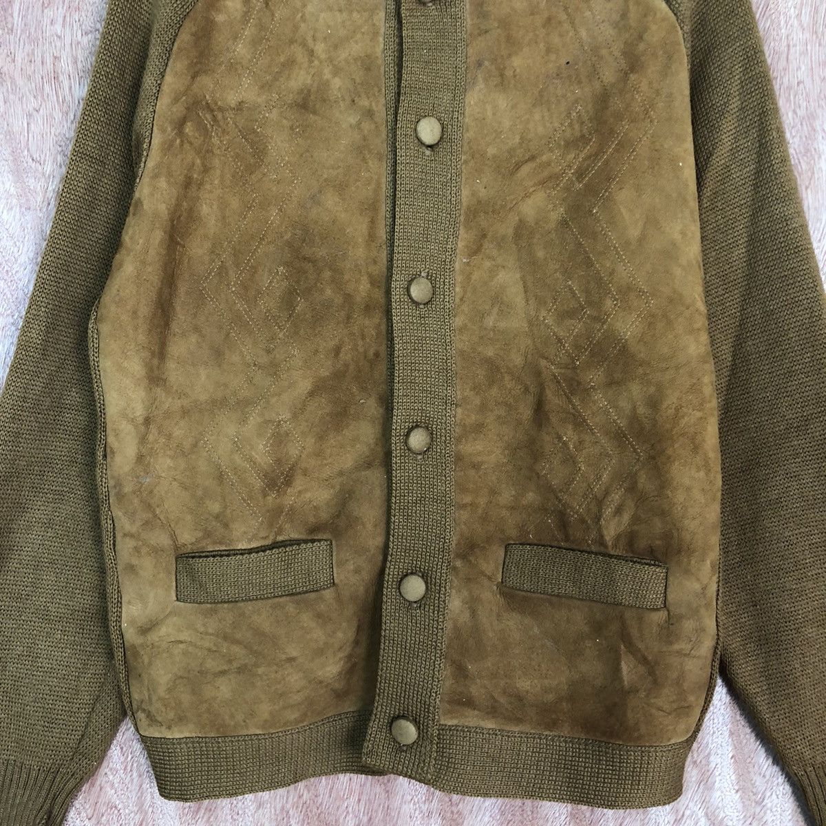 Tundra × Tundra Canada × Vintage Vintage Tundra 100% Virgin Wool Knitting Jacket Size US M / EU 48-50 / 2 - 8 Thumbnail