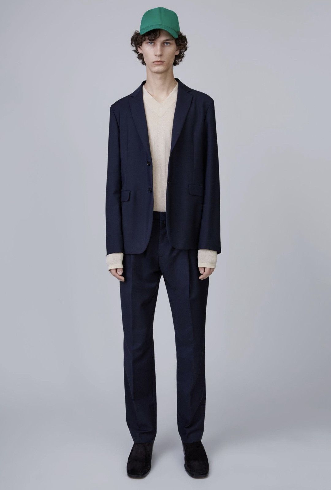 Acne Studios Wool Navy Blazer Size 52R - 1 Thumbnail