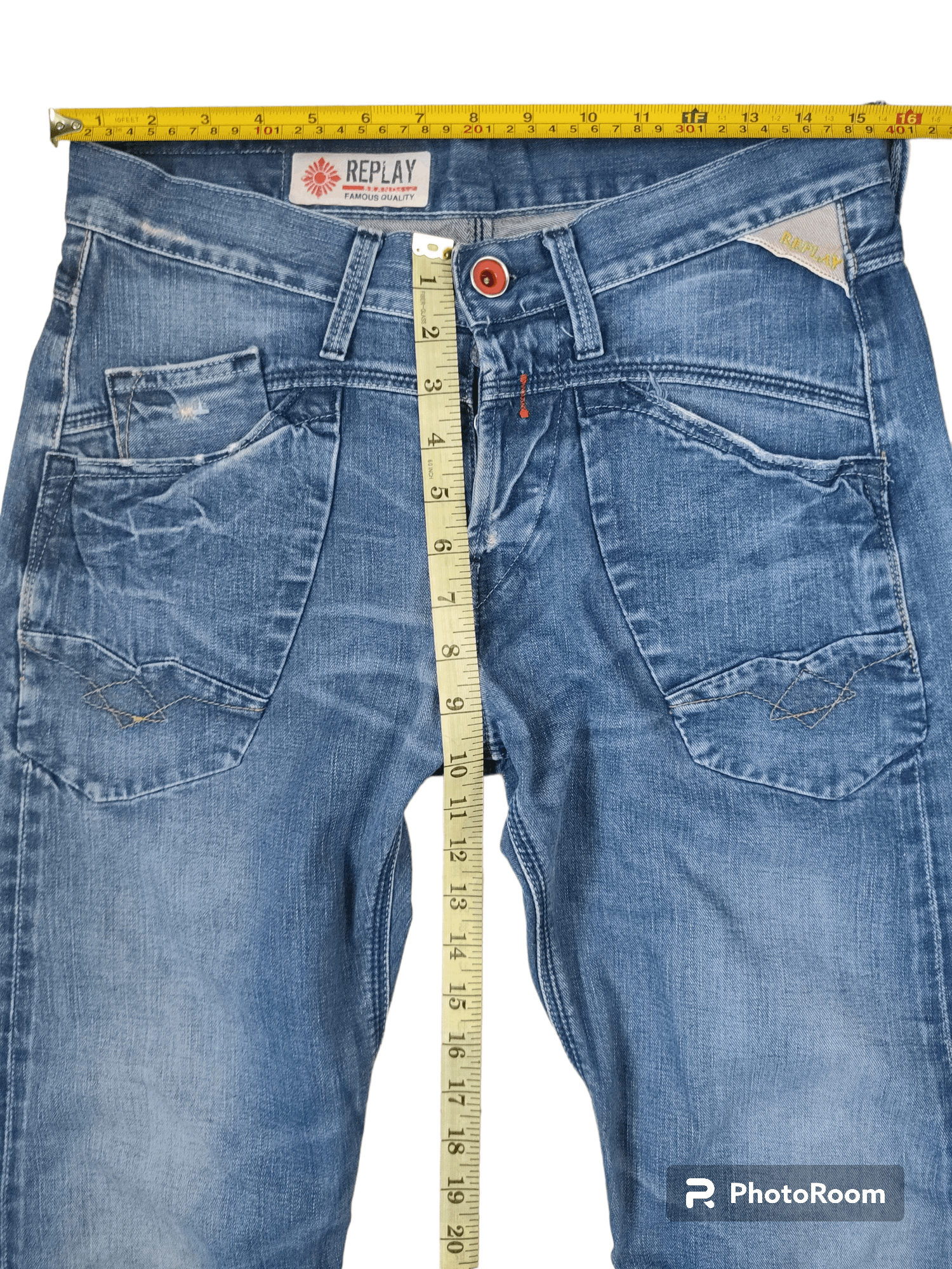 Replay Vintage!!! Replay Flare Jeans Made In Rumania Size US 29 - 6 Thumbnail