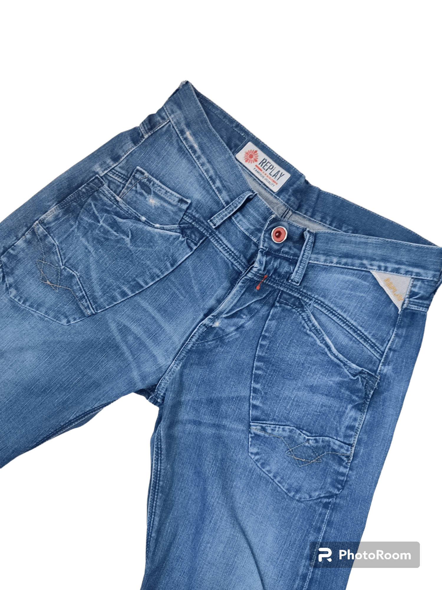 Replay Vintage!!! Replay Flare Jeans Made In Rumania Size US 29 - 4 Thumbnail