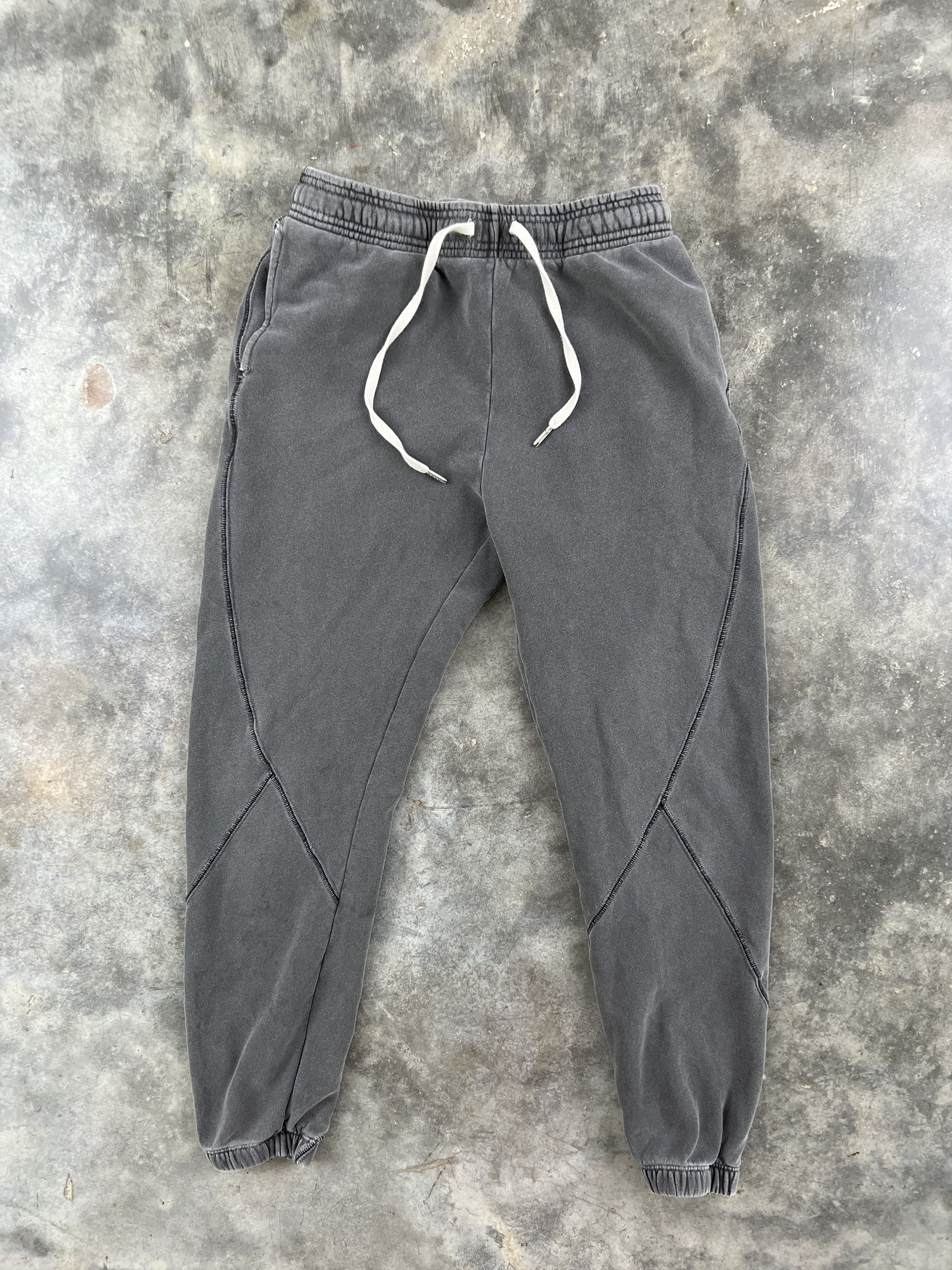 Image of John Elliott John Elliot Grey Contrast Heavy Sweatpants Jogger Small, Men's (Size 30)