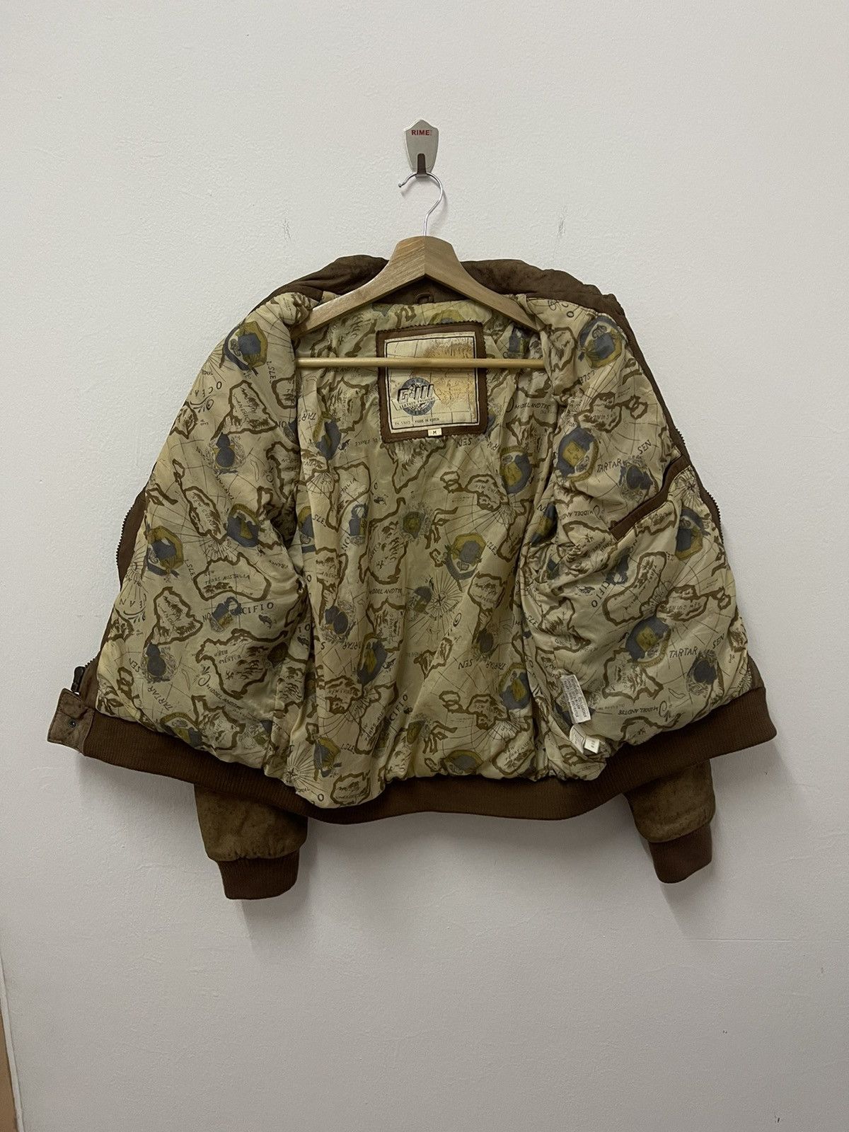 Vintage Vintage Leather Jacket Zipper Up Bomber Style Size US M / EU 48-50 / 2 - 10 Thumbnail