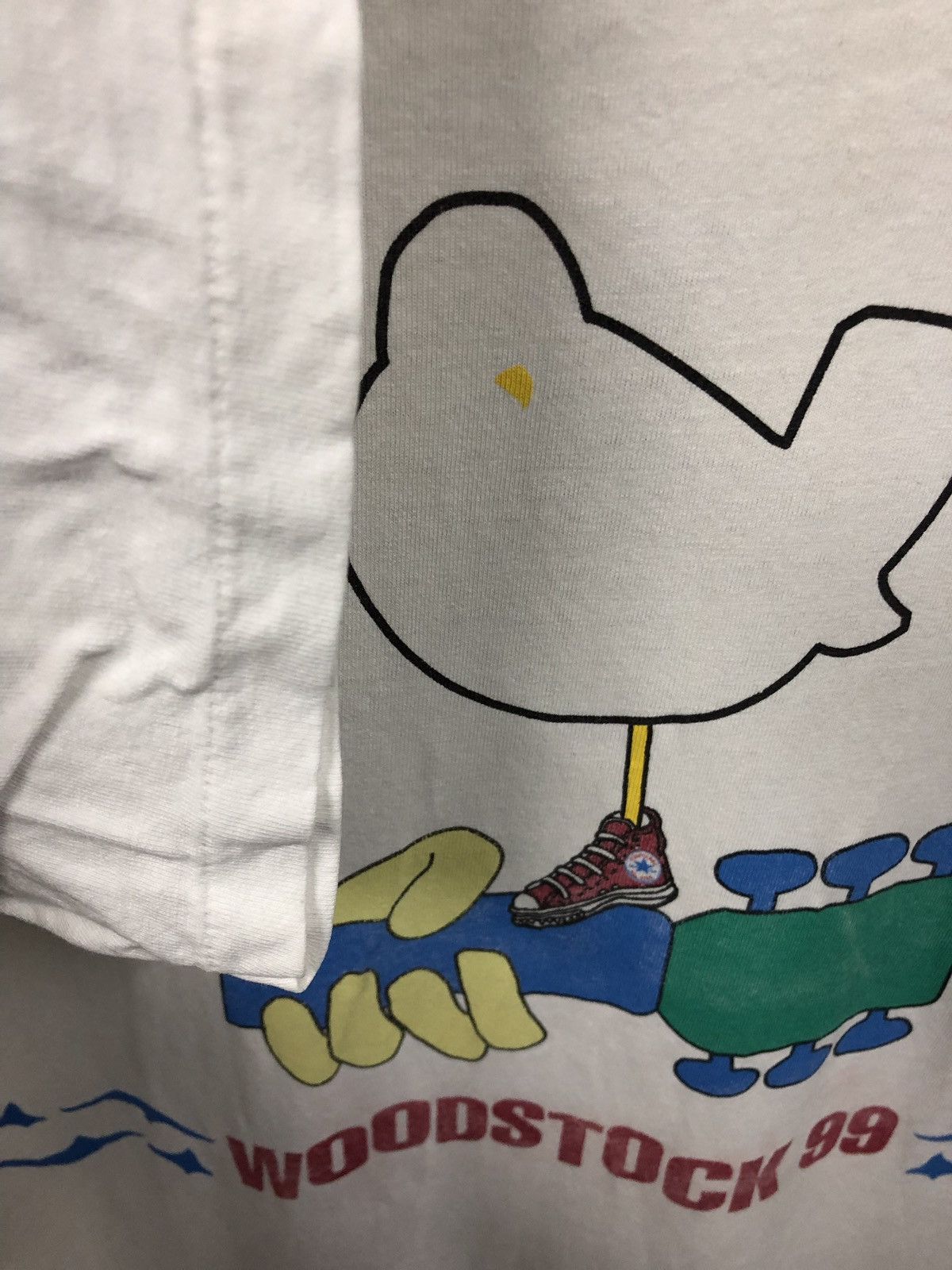 Band Tees × Vintage Vintage Woodstock 1999 converse t shirt Size US XL / EU 56 / 4 - 4 Thumbnail