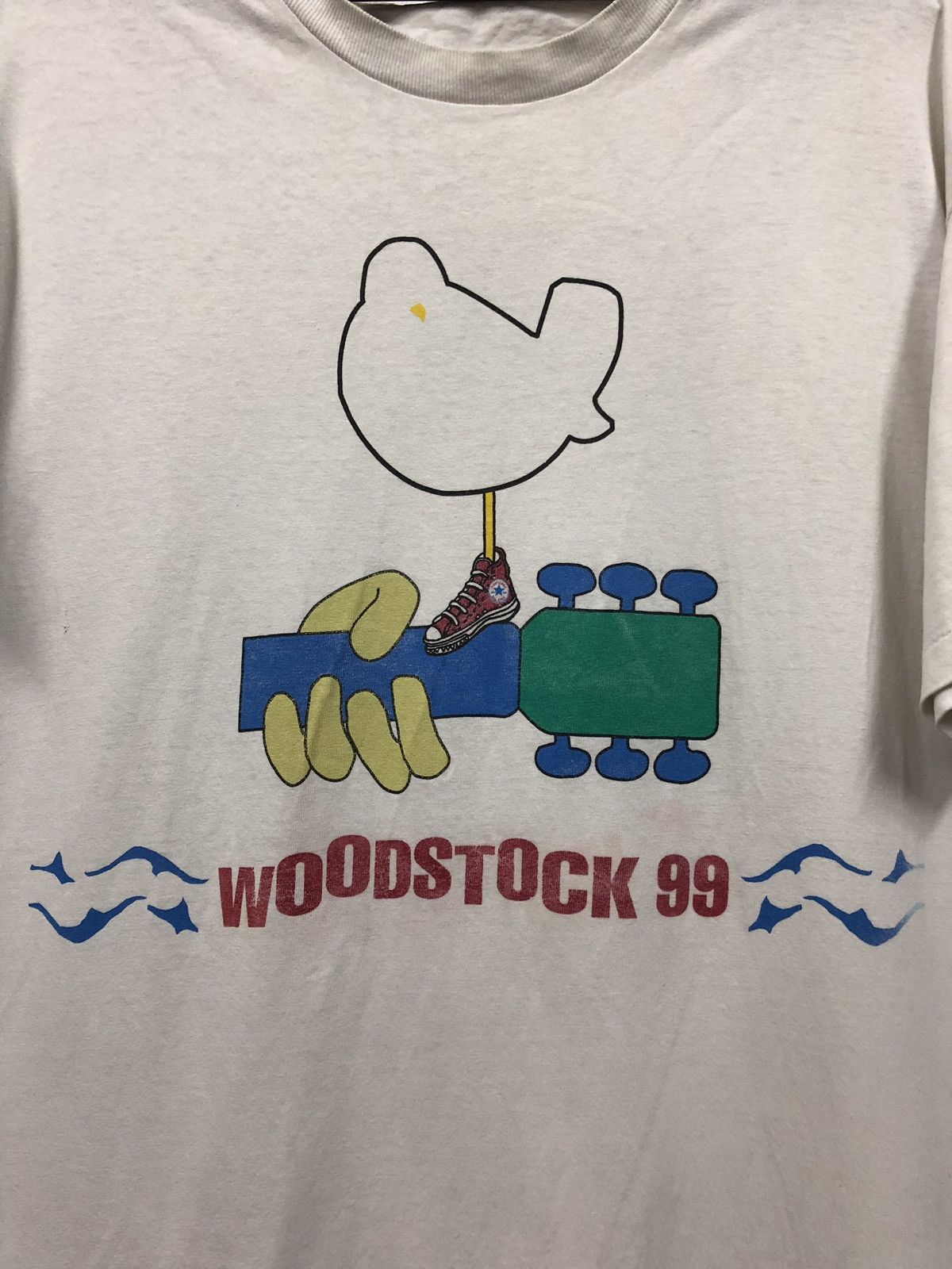 Band Tees × Vintage Vintage Woodstock 1999 converse t shirt Size US XL / EU 56 / 4 - 2 Thumbnail