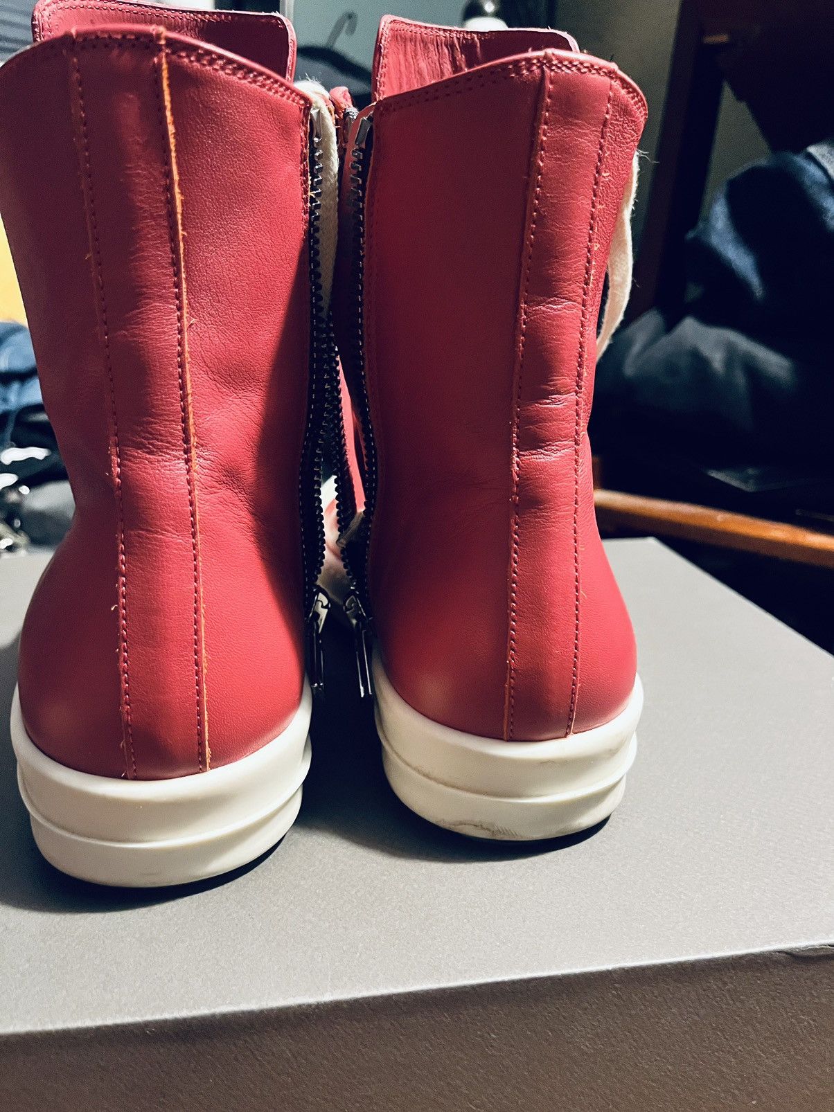 Rick Owens Rick Owens Mainline Carnelian red Size US 8.5 / EU 41-42 - 6 Thumbnail