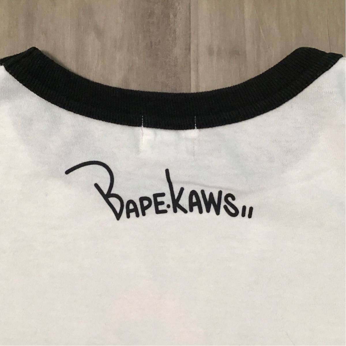 Bape × Kaws BAPE × kaws bendy College logo long sleeve T-shirt Size US S / EU 44-46 / 1 - 4 Thumbnail