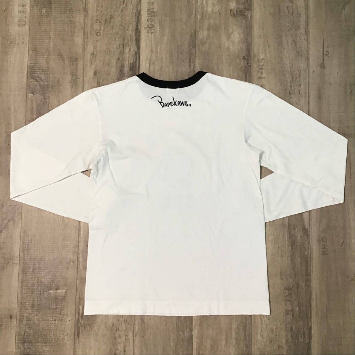 Bape × Kaws BAPE × kaws bendy College logo long sleeve T-shirt Size US S / EU 44-46 / 1 - 3 Thumbnail