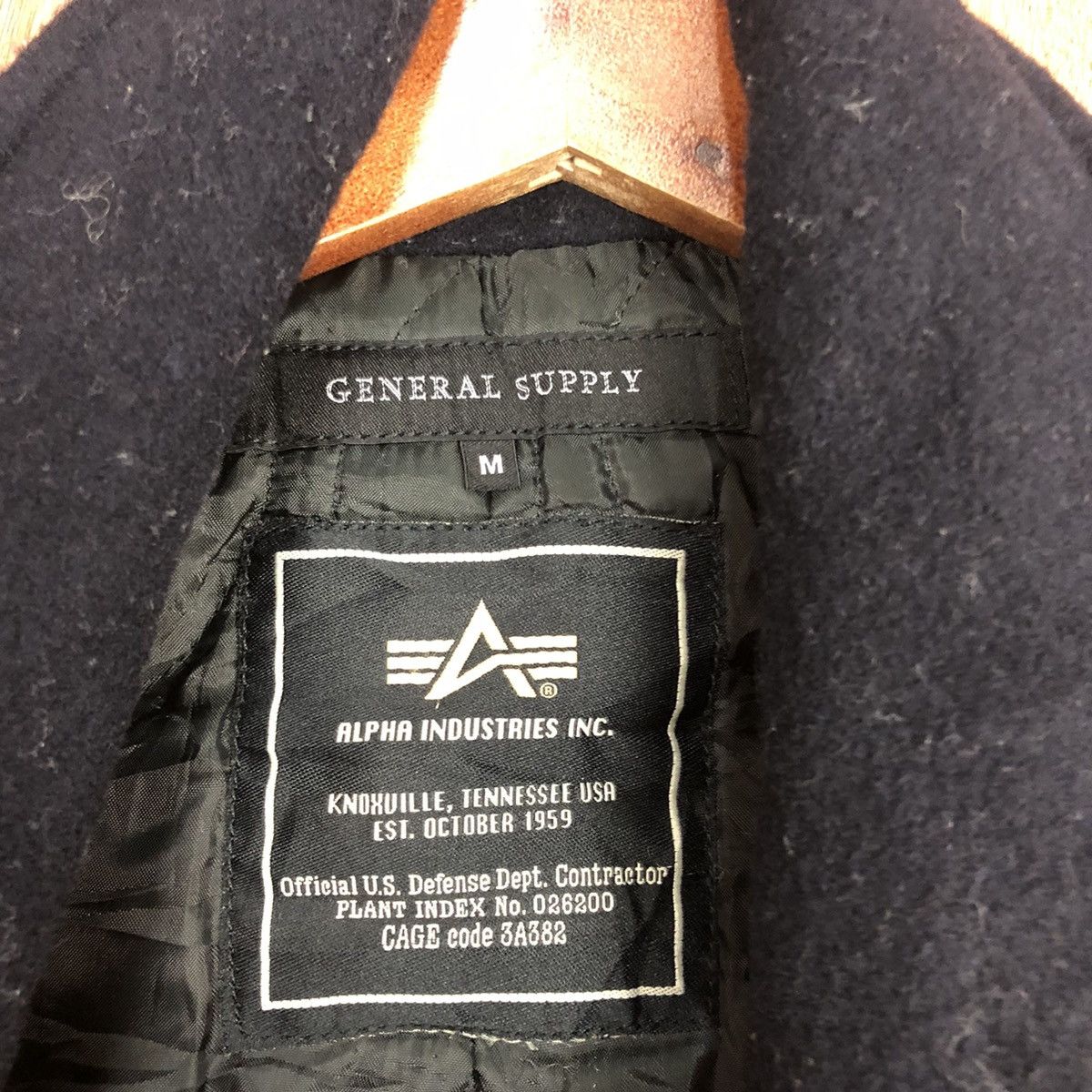 Alpha Industries × Japanese Brand Vintage Alpha Industries Woolen Peacoat Size US M / EU 48-50 / 2 - 10 Thumbnail