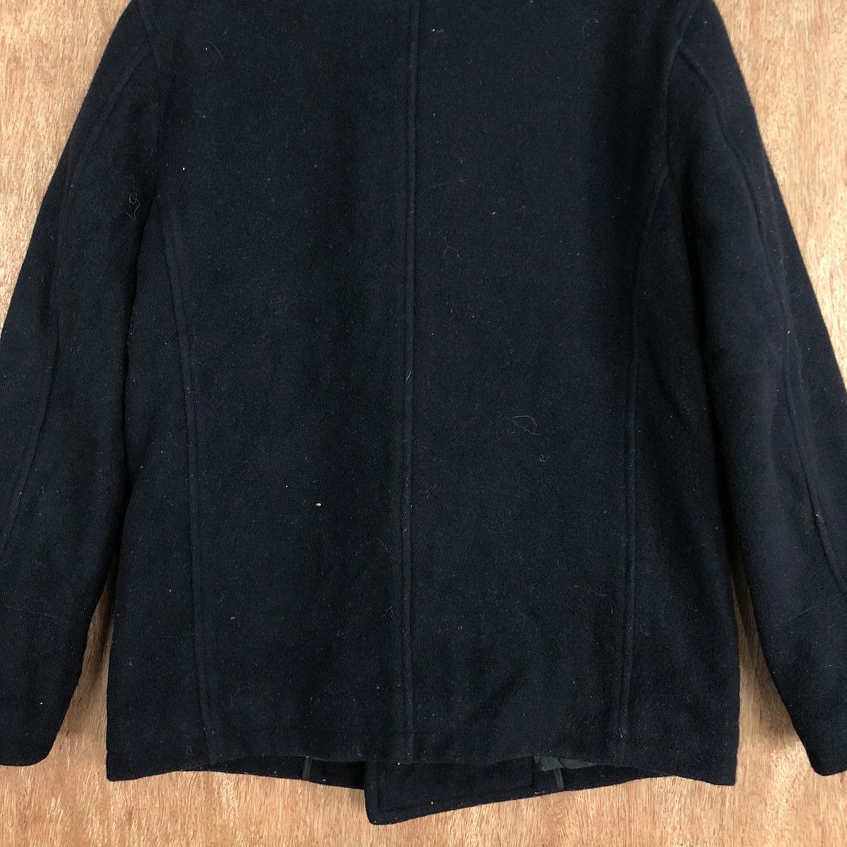 Alpha Industries × Japanese Brand Vintage Alpha Industries Woolen Peacoat Size US M / EU 48-50 / 2 - 18 Thumbnail