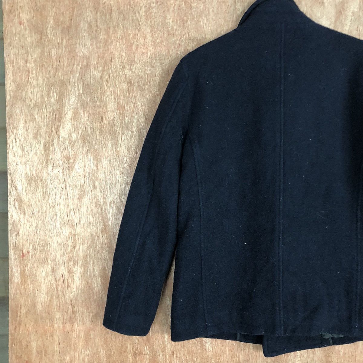 Alpha Industries × Japanese Brand Vintage Alpha Industries Woolen Peacoat Size US M / EU 48-50 / 2 - 17 Thumbnail