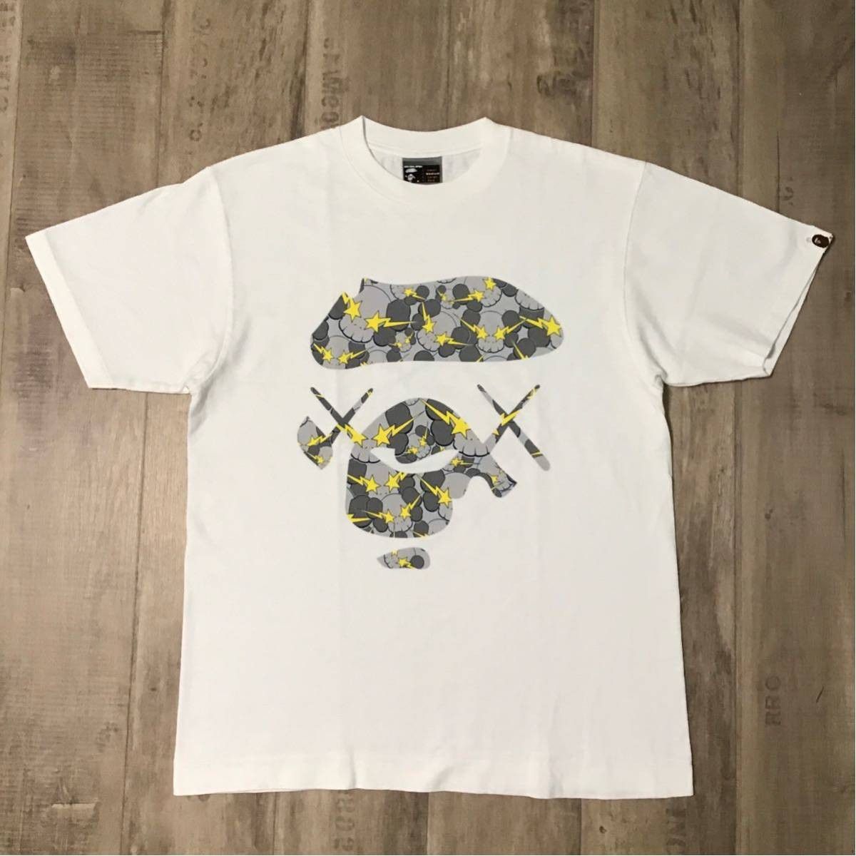 Bape × Kaws BAPE × kaws skull sta big face T-shirt White Size US M / EU 48-50 / 2 - 1 Thumbnail