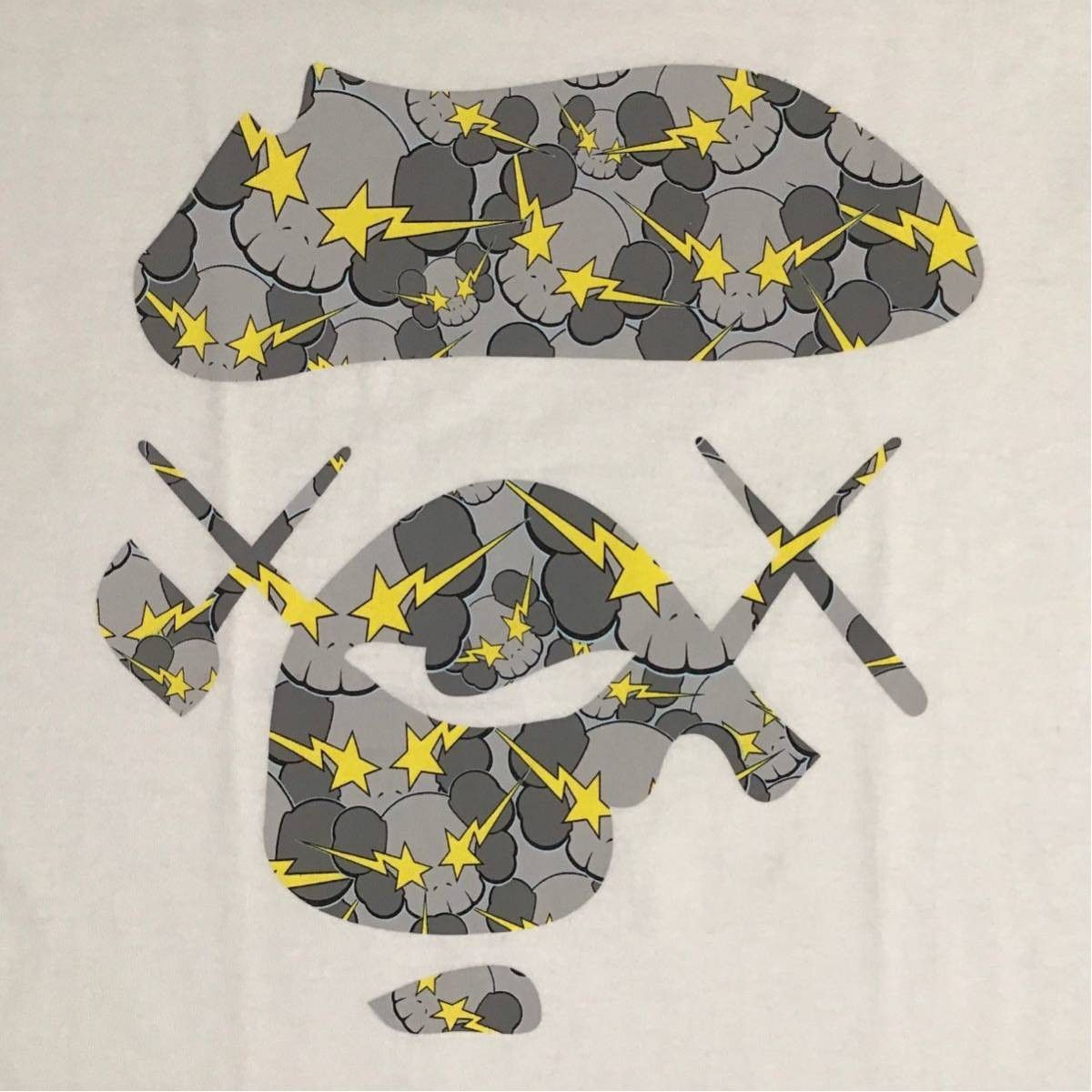 Bape × Kaws BAPE × kaws skull sta big face T-shirt White Size US M / EU 48-50 / 2 - 2 Thumbnail