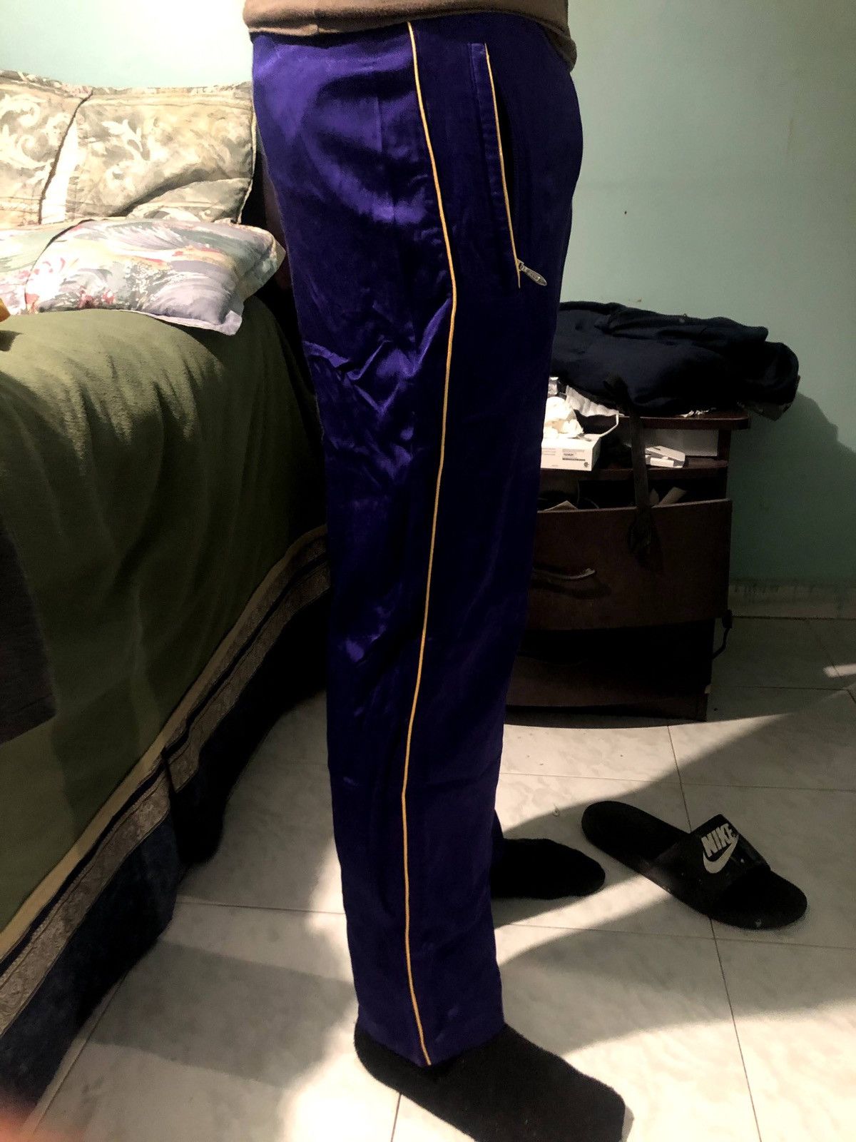 AWGE × Needles Send offer ‼️ Needles x AWGE Exclusive Trackpants Size US 34 / EU 50 - 6 Thumbnail