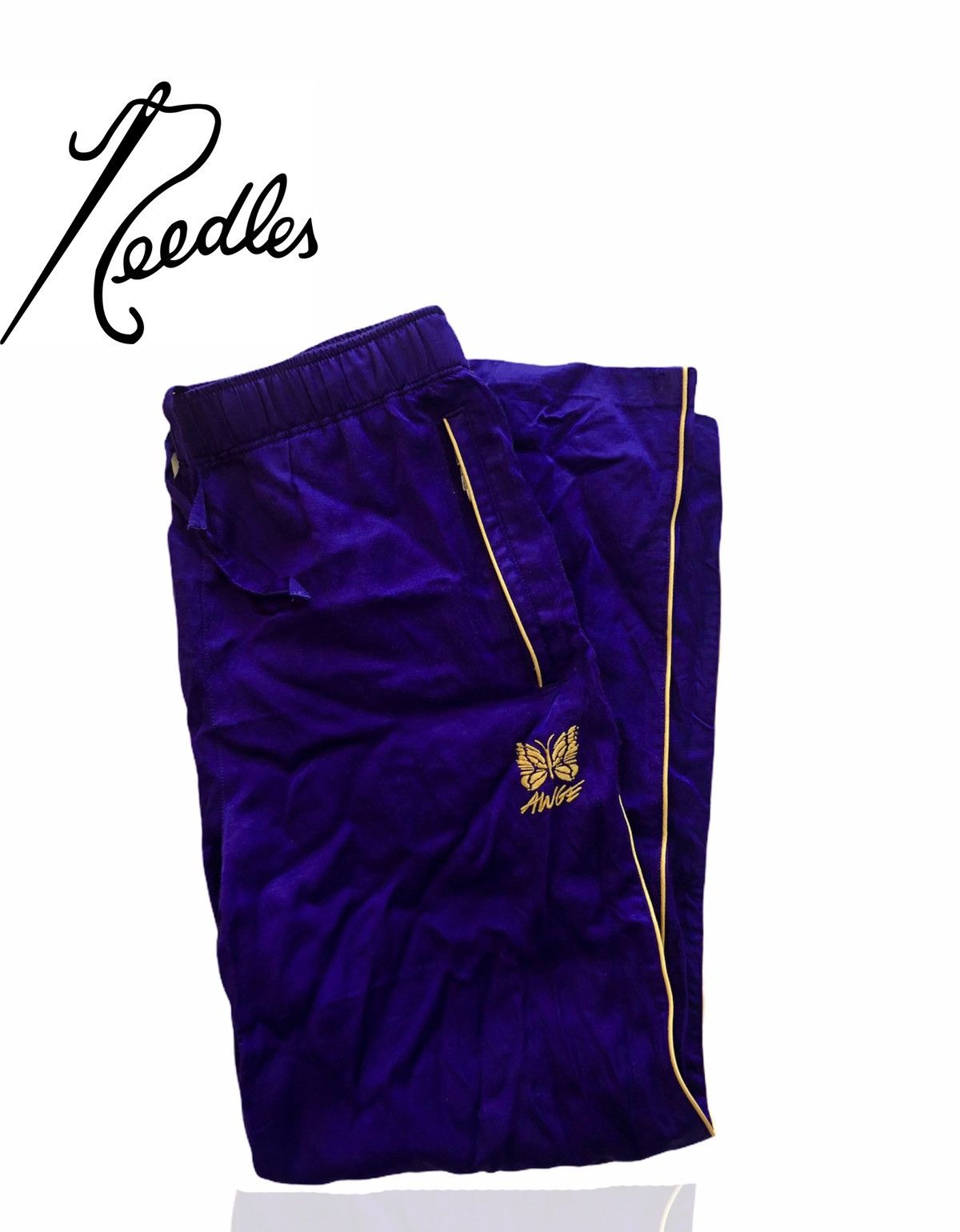 AWGE × Needles Send offer ‼️ Needles x AWGE Exclusive Trackpants Size US 34 / EU 50 - 1 Thumbnail