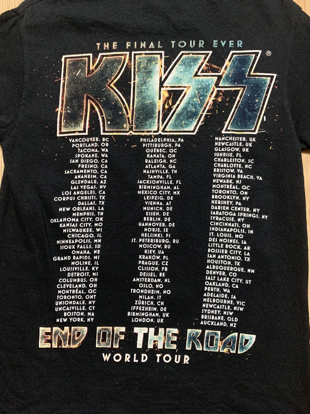 Band Tees Kiss “End Of The Road” World Tour Tee Size US S / EU 44-46 / 1 - 5 Thumbnail