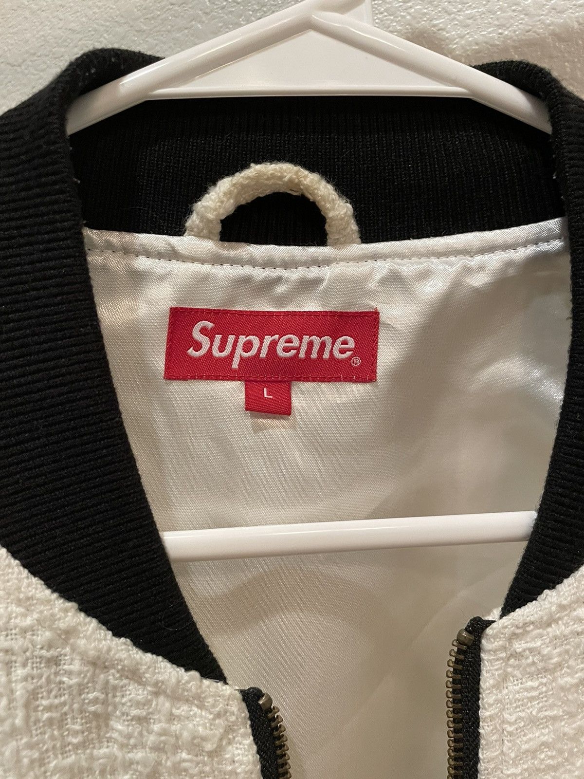 Supreme Supreme Boucle Varsity Jacket SS16 Size US L / EU 52-54 / 3 - 3 Thumbnail