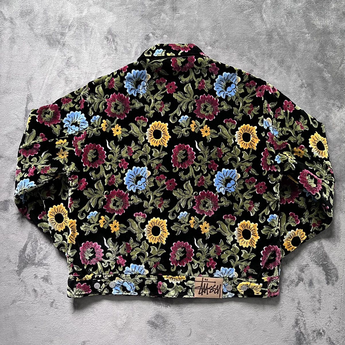 ホットセール stussy FLORAL JACQUARD Jacquard Stussy GARAGE Floral ...