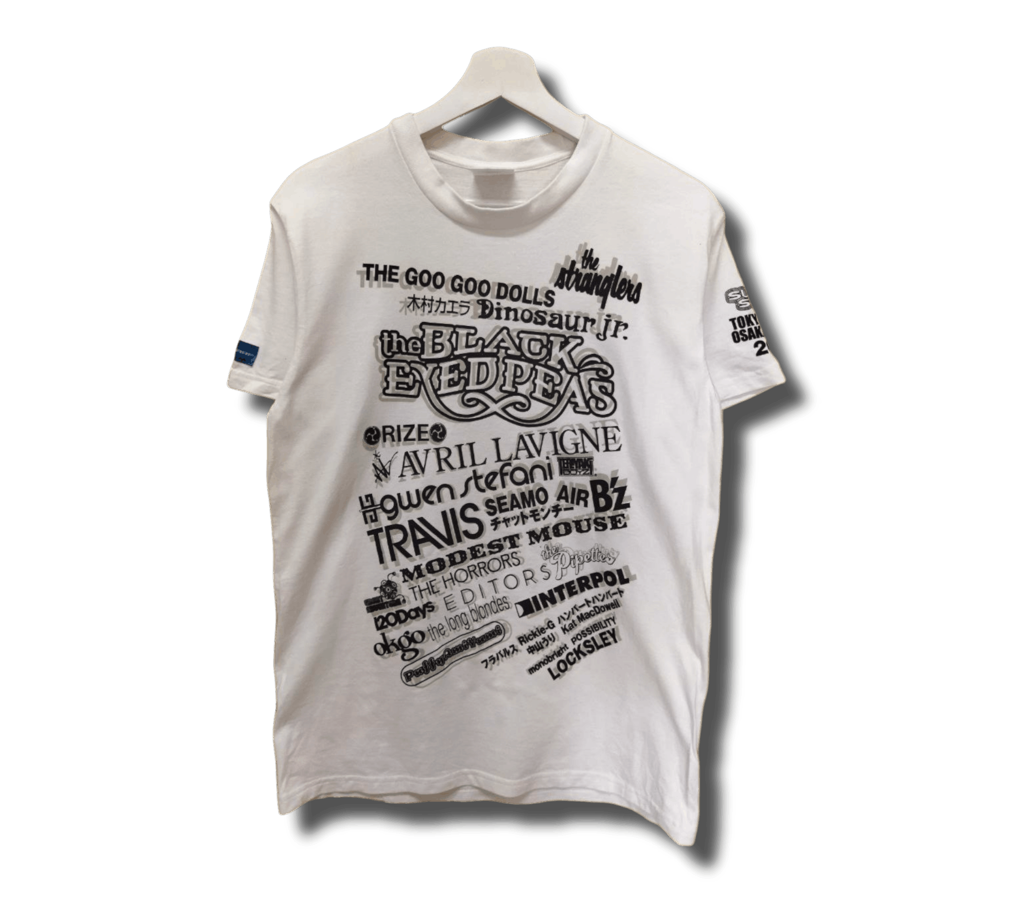 image of Band Tees x Rock Tees vintage Summer Sonic 2007 Festival Japan Concert Tees in White (Size Medium)