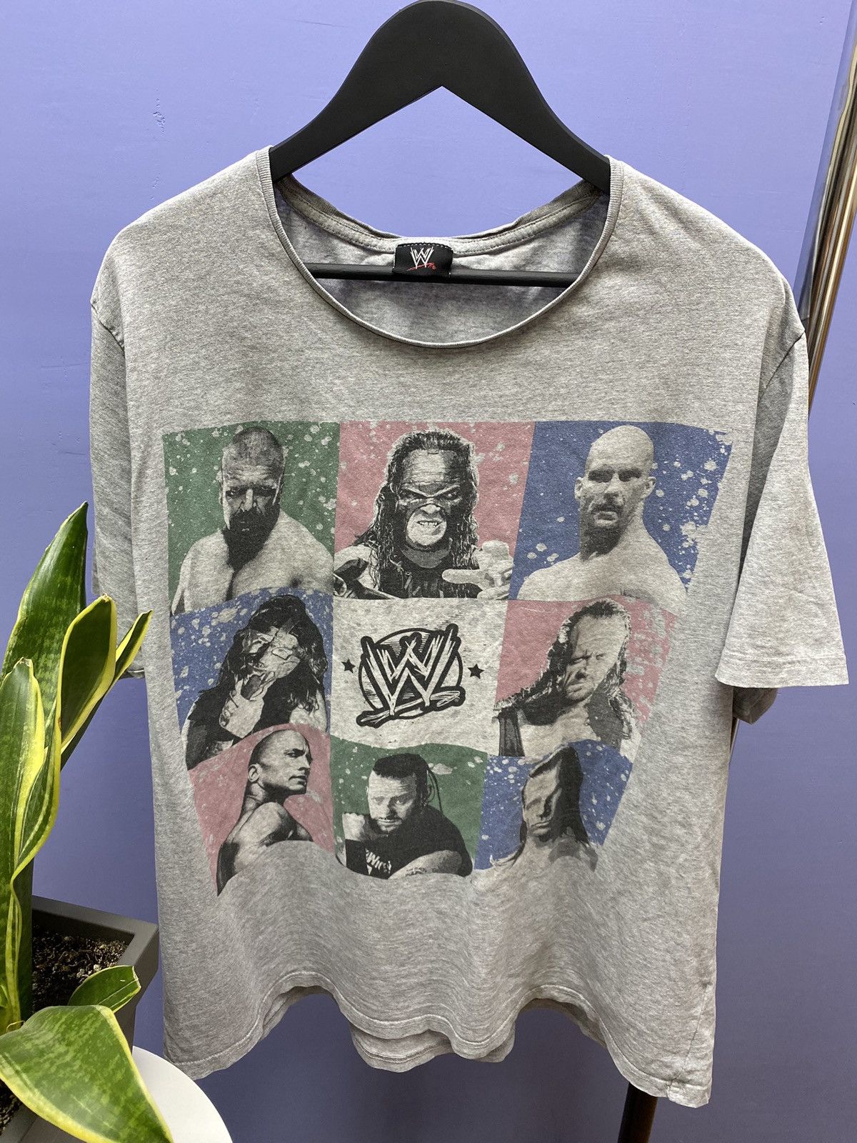 Other WWE 2013 Kane The Rock Undertaker Triple H Wrestling T Shirt Size US XL / EU 56 / 4 - 5 Thumbnail