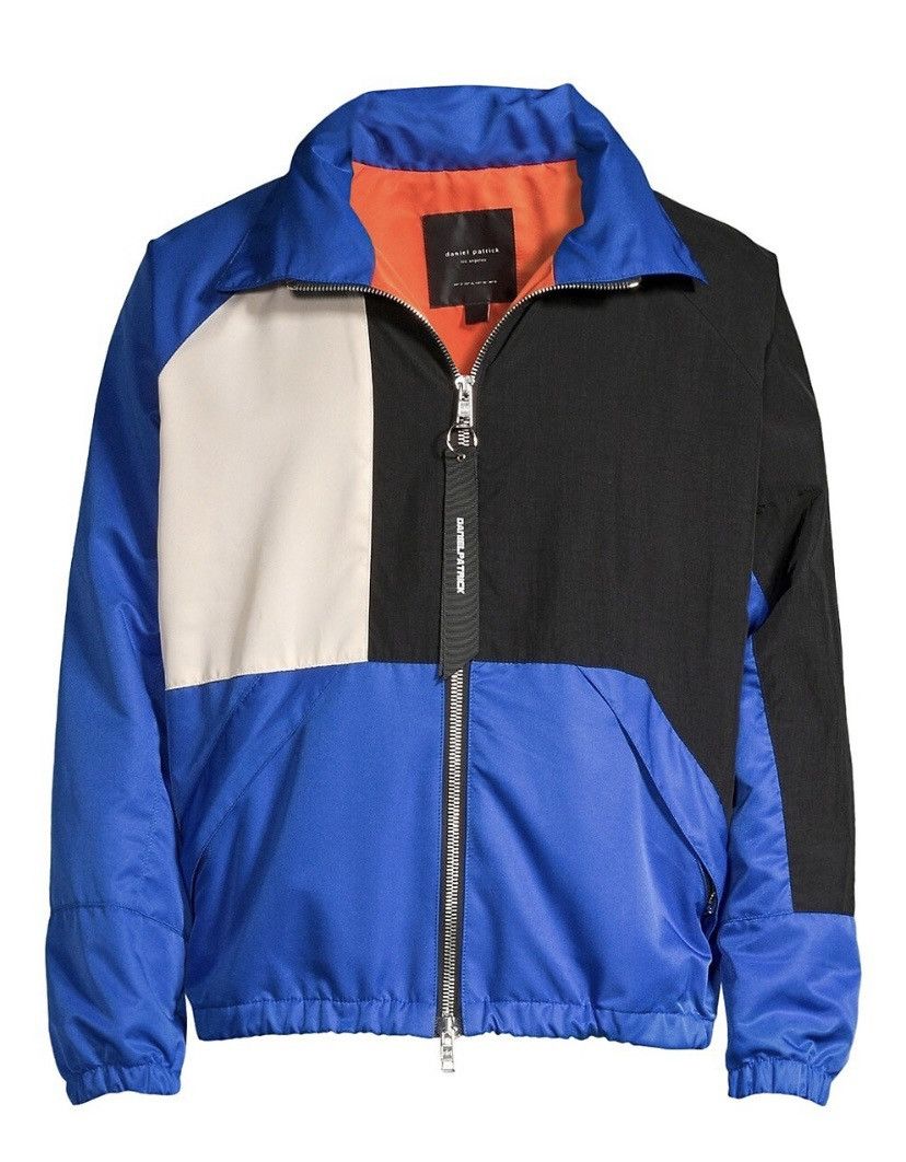 Daniel Patrick Colorblock Track Jacket Cobalt Black Ivory Size US S / EU 44-46 / 1 - 24 Thumbnail