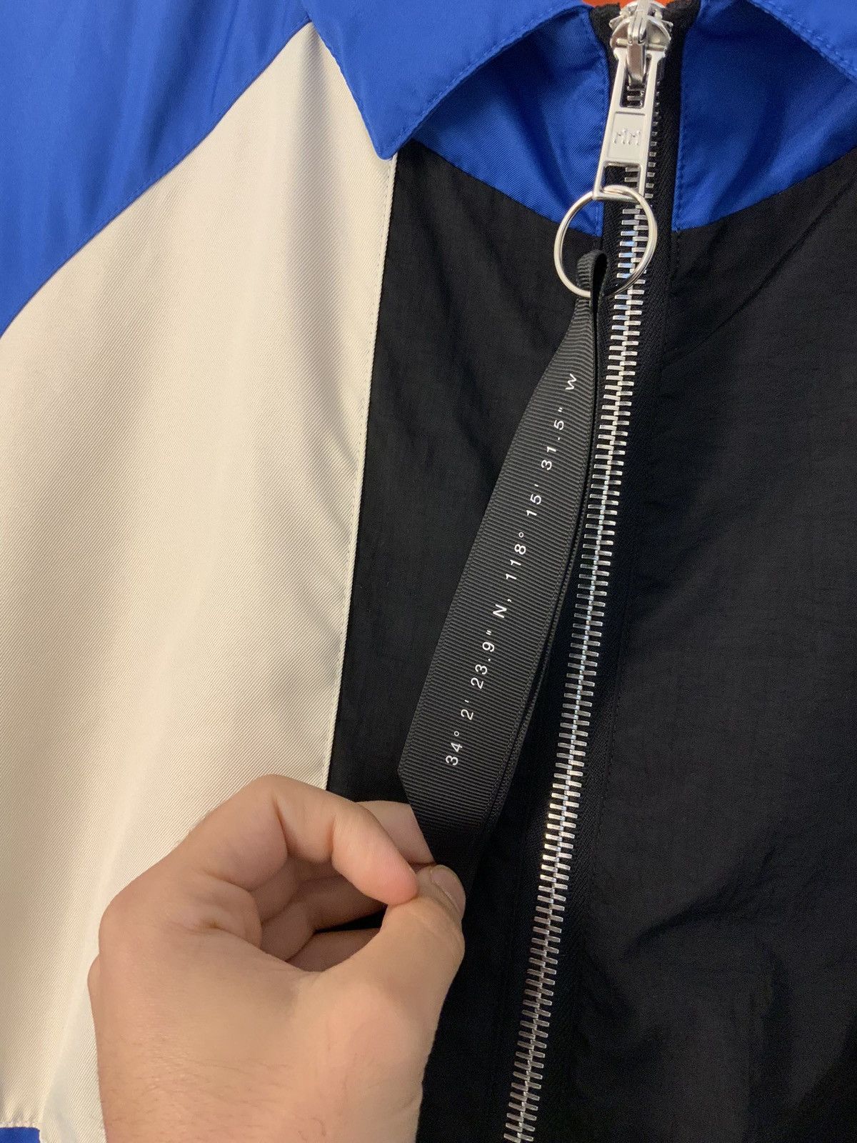 Daniel Patrick Colorblock Track Jacket Cobalt Black Ivory Size US S / EU 44-46 / 1 - 9 Thumbnail