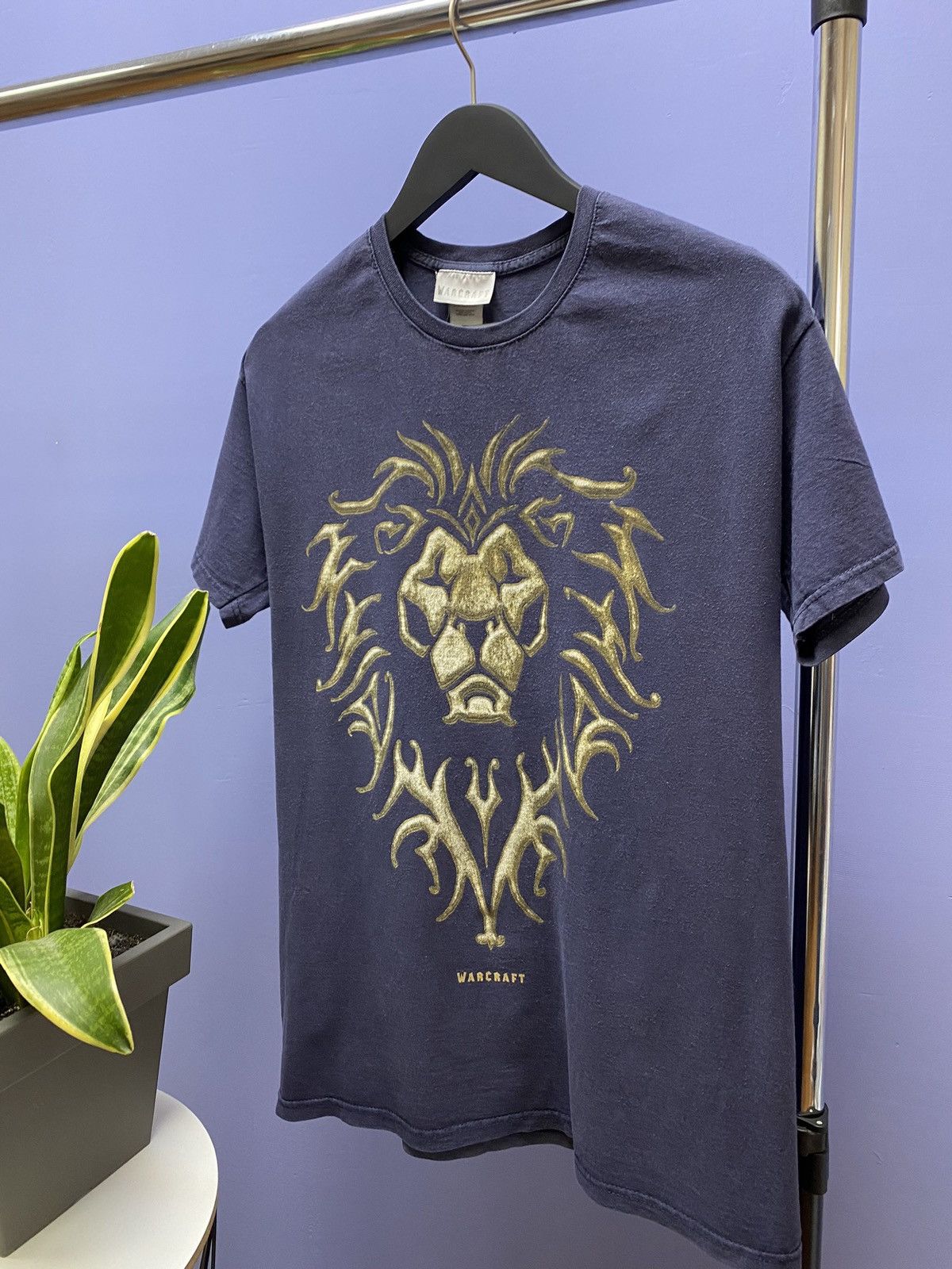 Vintage Jinx Blizzard World Of Warcraft Lion T Shirt Size US L / EU 52-54 / 3 - 2 Thumbnail