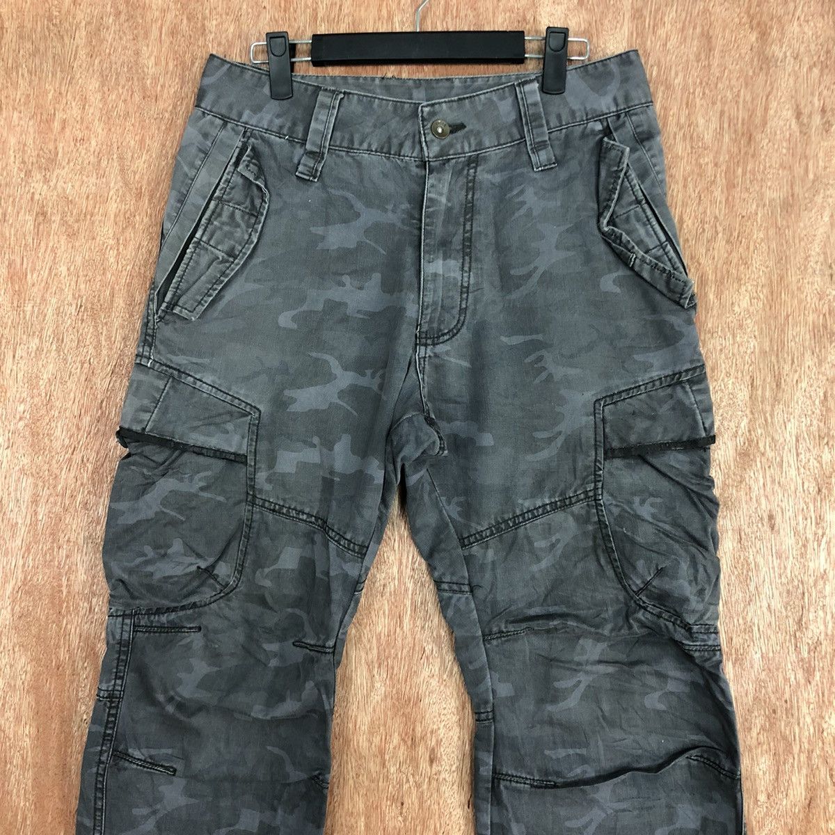 Japanese Brand DL Camo Grey Multipocket Utility tactical Cargo Pants #c638 Size US 30 / EU 46 - 2 Thumbnail