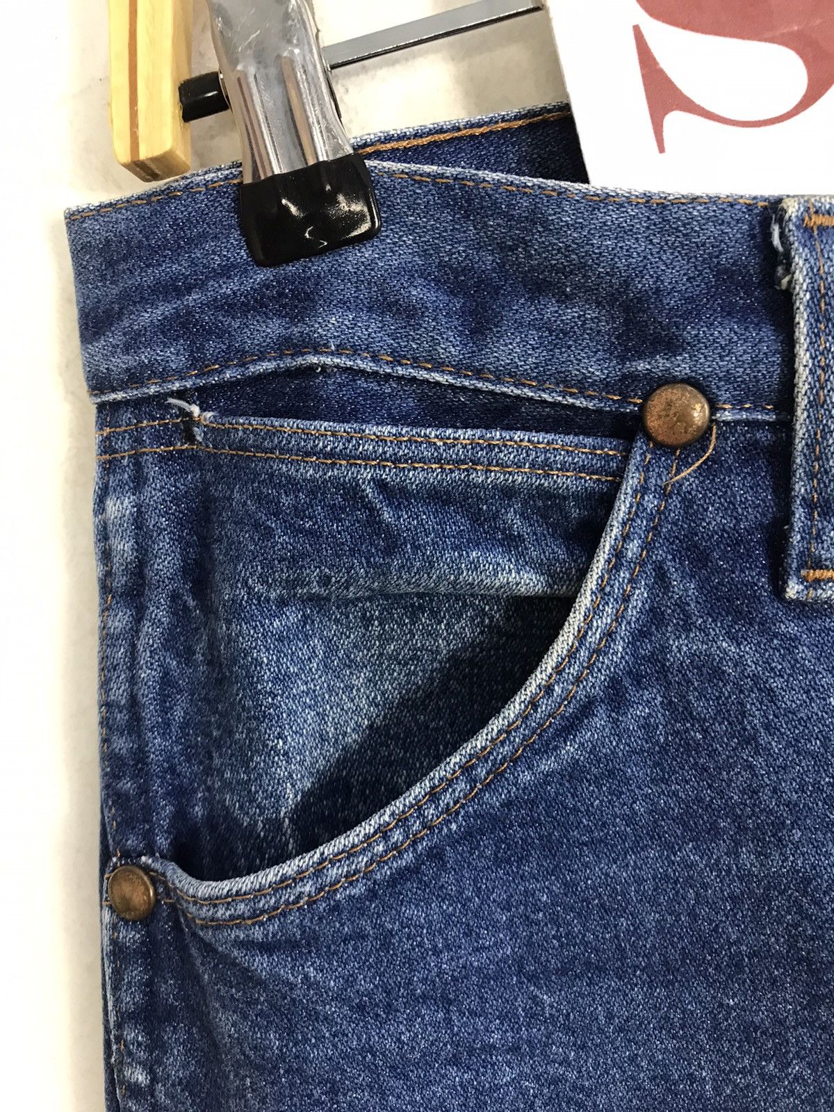 Vintage × Wrangler Vintage Wrangler Workwear Light Wash Jeans Size US 32 / EU 48 - 8 Thumbnail