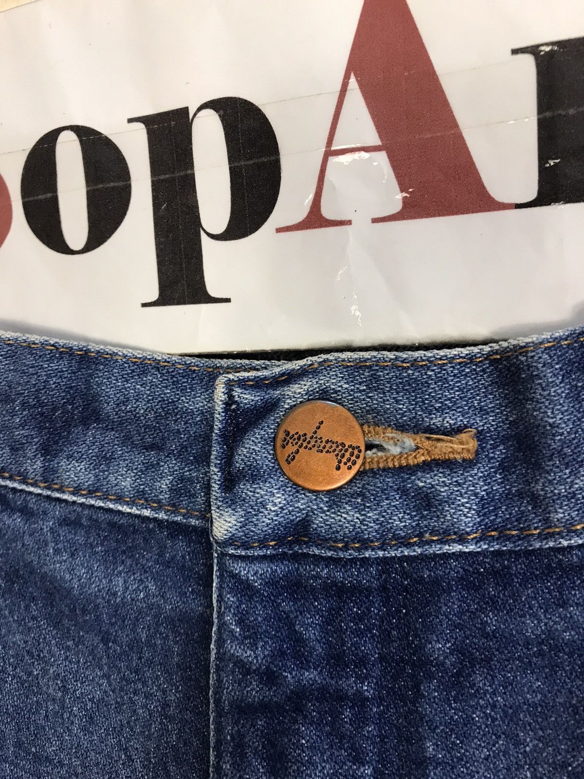 Vintage × Wrangler Vintage Wrangler Workwear Light Wash Jeans Size US 32 / EU 48 - 7 Thumbnail