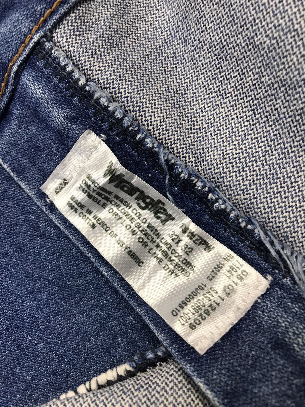 Vintage × Wrangler Vintage Wrangler Workwear Light Wash Jeans Size US 32 / EU 48 - 15 Thumbnail