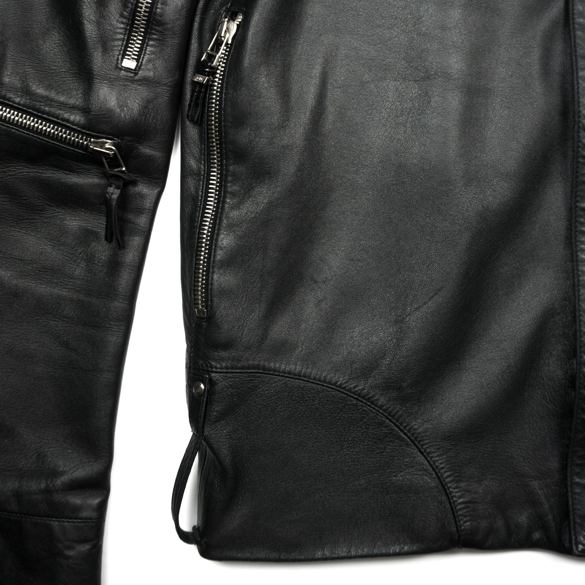 Dior × Hedi Slimane Dior Homme SS03 "Follow Me" Biker Leather Jacket Size US S / EU 44-46 / 1 - 11 Thumbnail