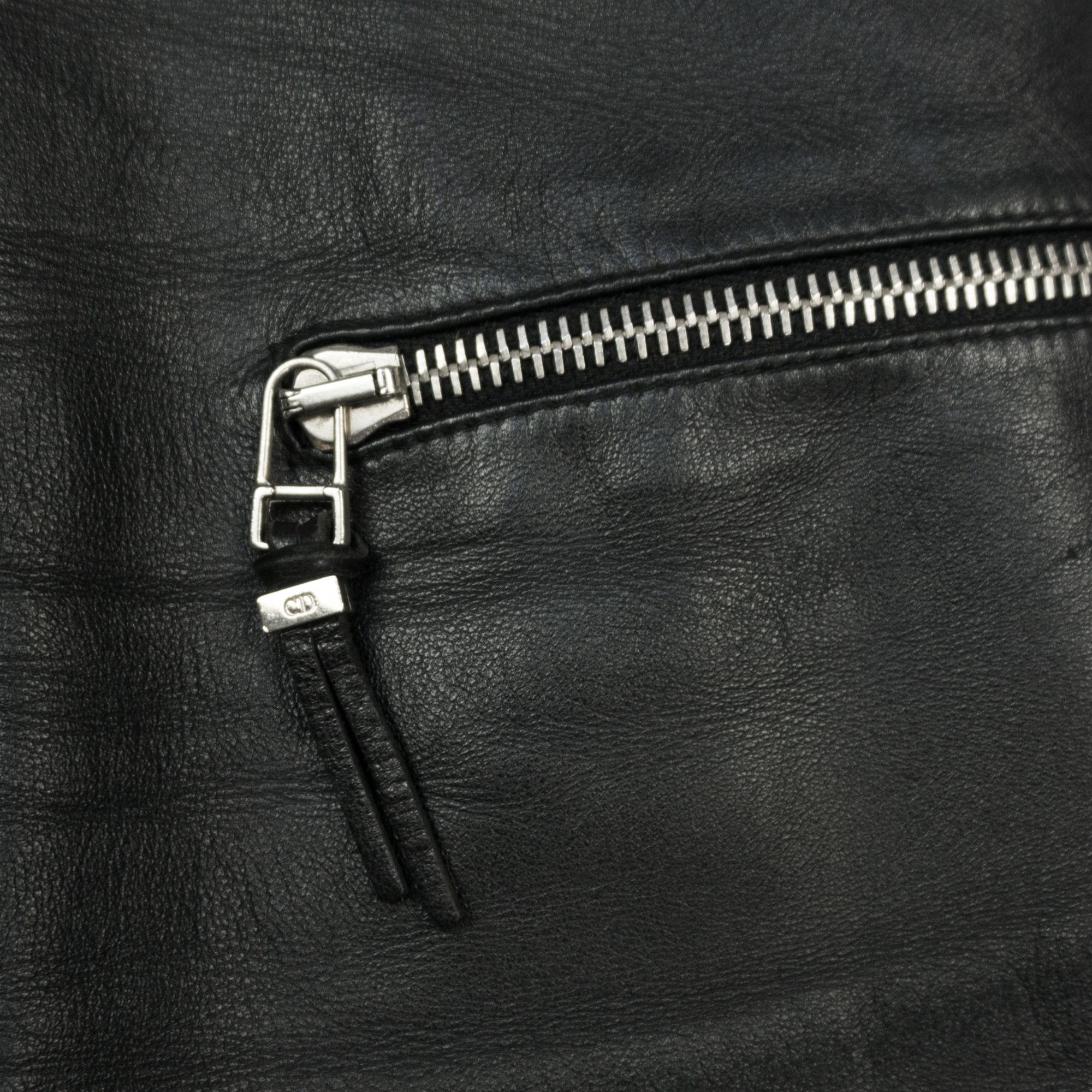 Dior × Hedi Slimane Dior Homme SS03 "Follow Me" Biker Leather Jacket Size US S / EU 44-46 / 1 - 9 Thumbnail
