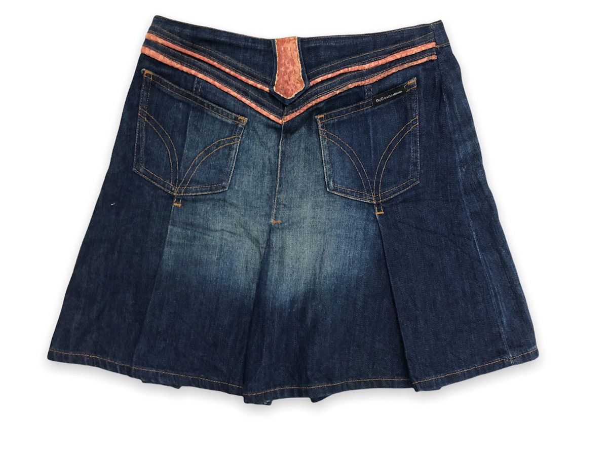 Dolce & Gabbana Dolce & Gabana Denim Skirt Size US 27 - 3 Thumbnail