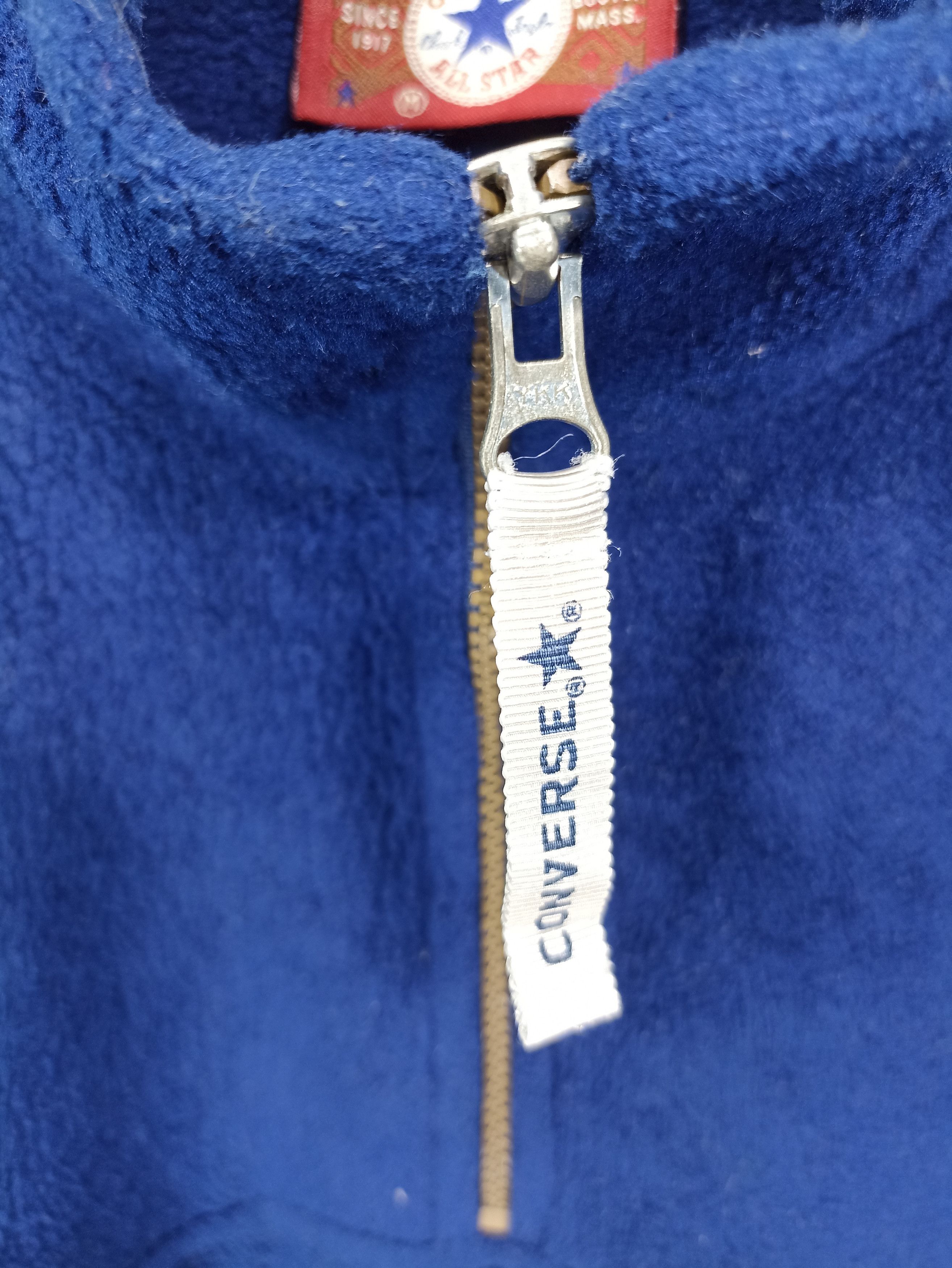 Converse × Vintage Vintage Converse Blue Fleece Polartec Size US M / EU 48-50 / 2 - 2 Thumbnail