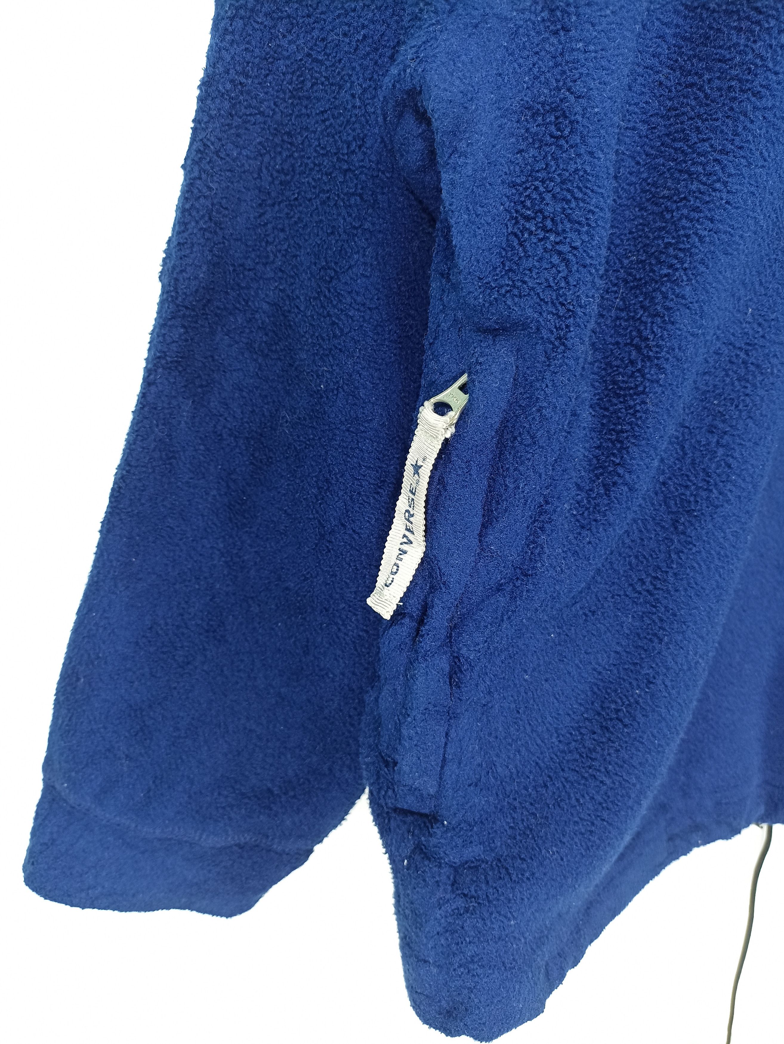 Converse × Vintage Vintage Converse Blue Fleece Polartec Size US M / EU 48-50 / 2 - 3 Thumbnail