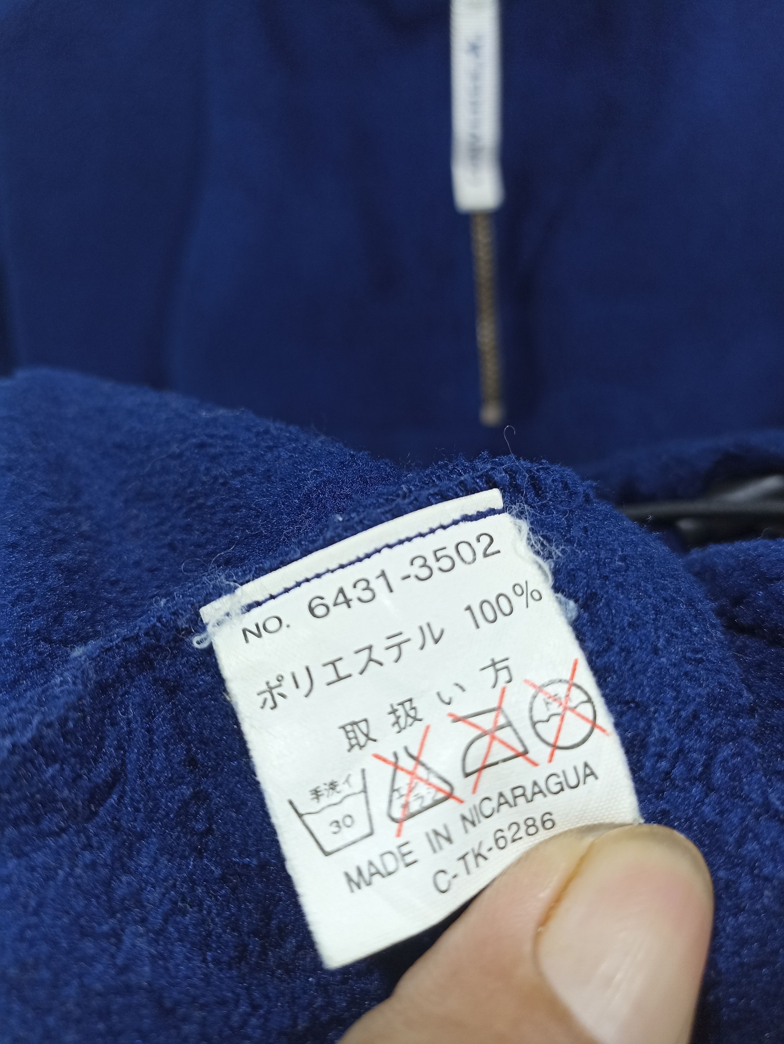 Converse × Vintage Vintage Converse Blue Fleece Polartec Size US M / EU 48-50 / 2 - 6 Thumbnail
