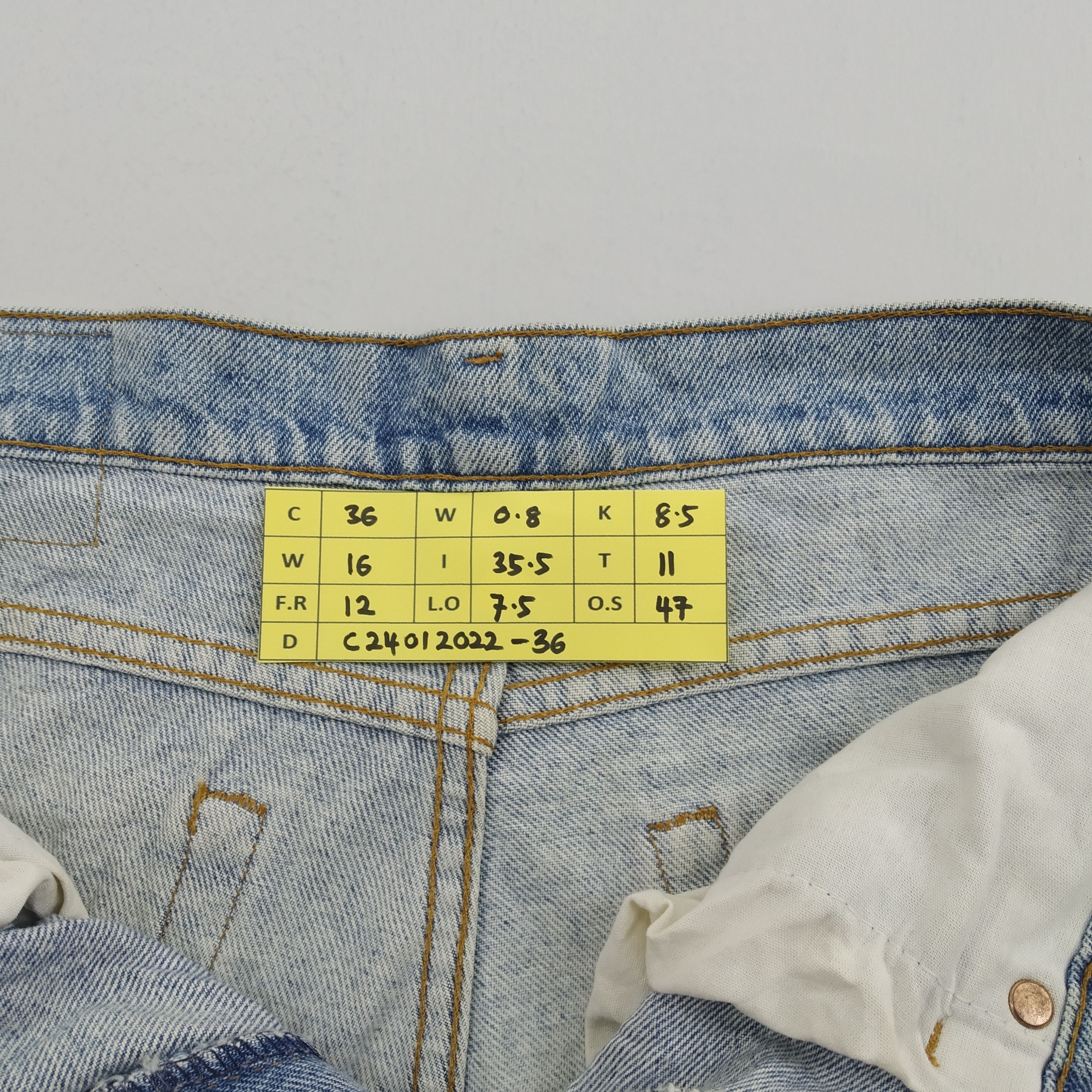 Levi's W32 Vintage Levi's 505 Stone Wash Grunge Distressed Jeans Size US 32 / EU 48 - 12 Thumbnail