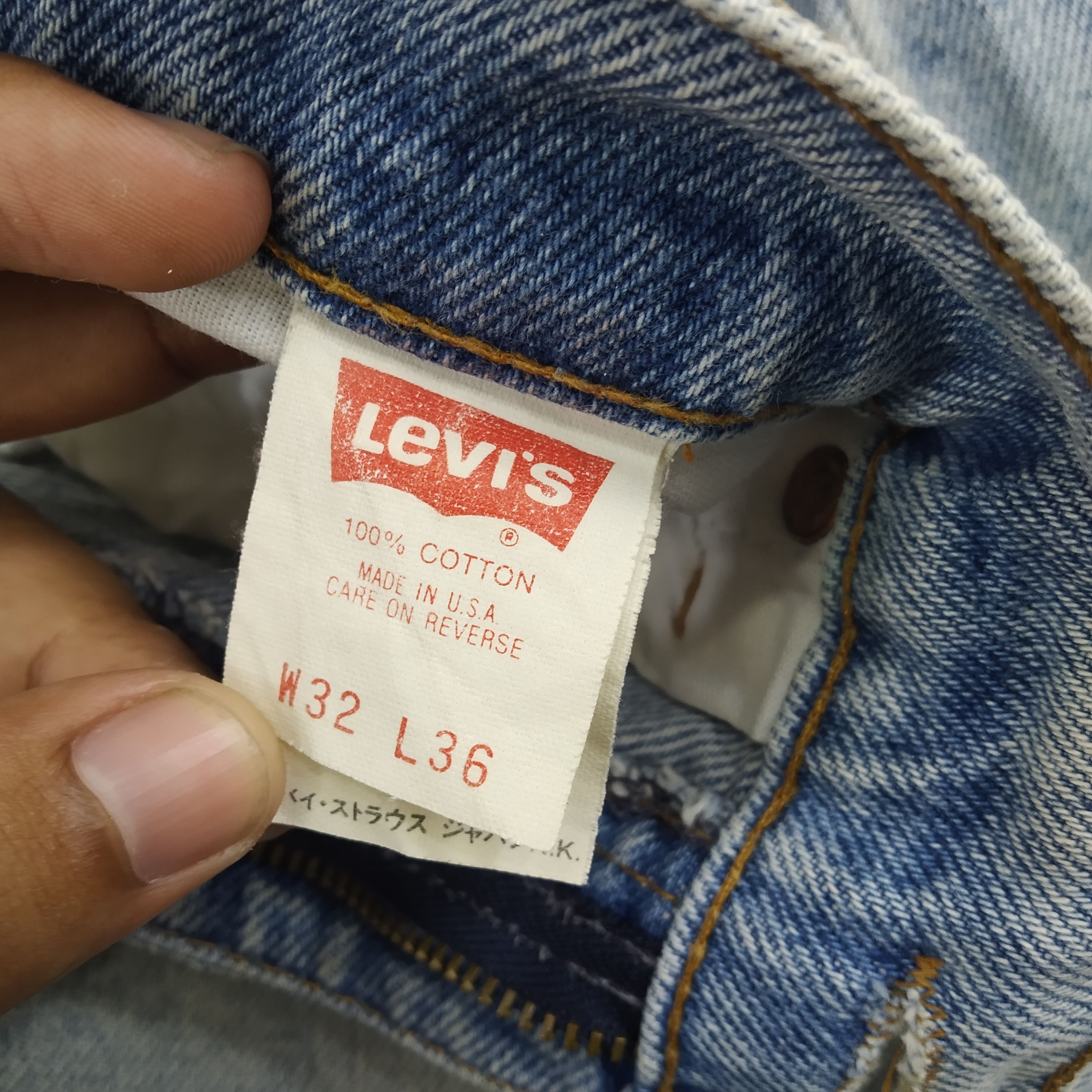 Levi's W32 Vintage Levi's 505 Stone Wash Grunge Distressed Jeans Size US 32 / EU 48 - 11 Thumbnail