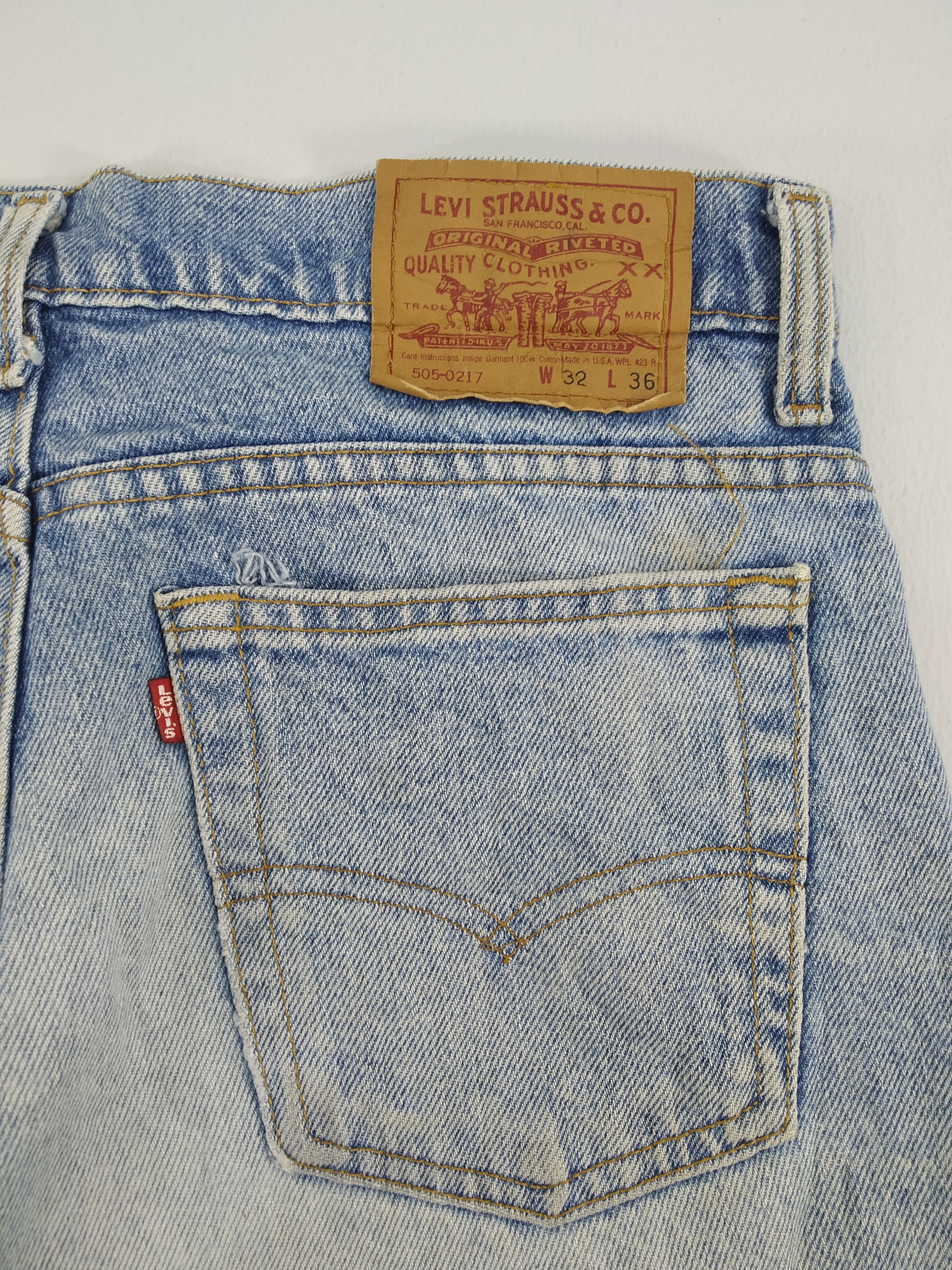 Levi's W32 Vintage Levi's 505 Stone Wash Grunge Distressed Jeans Size US 32 / EU 48 - 10 Thumbnail