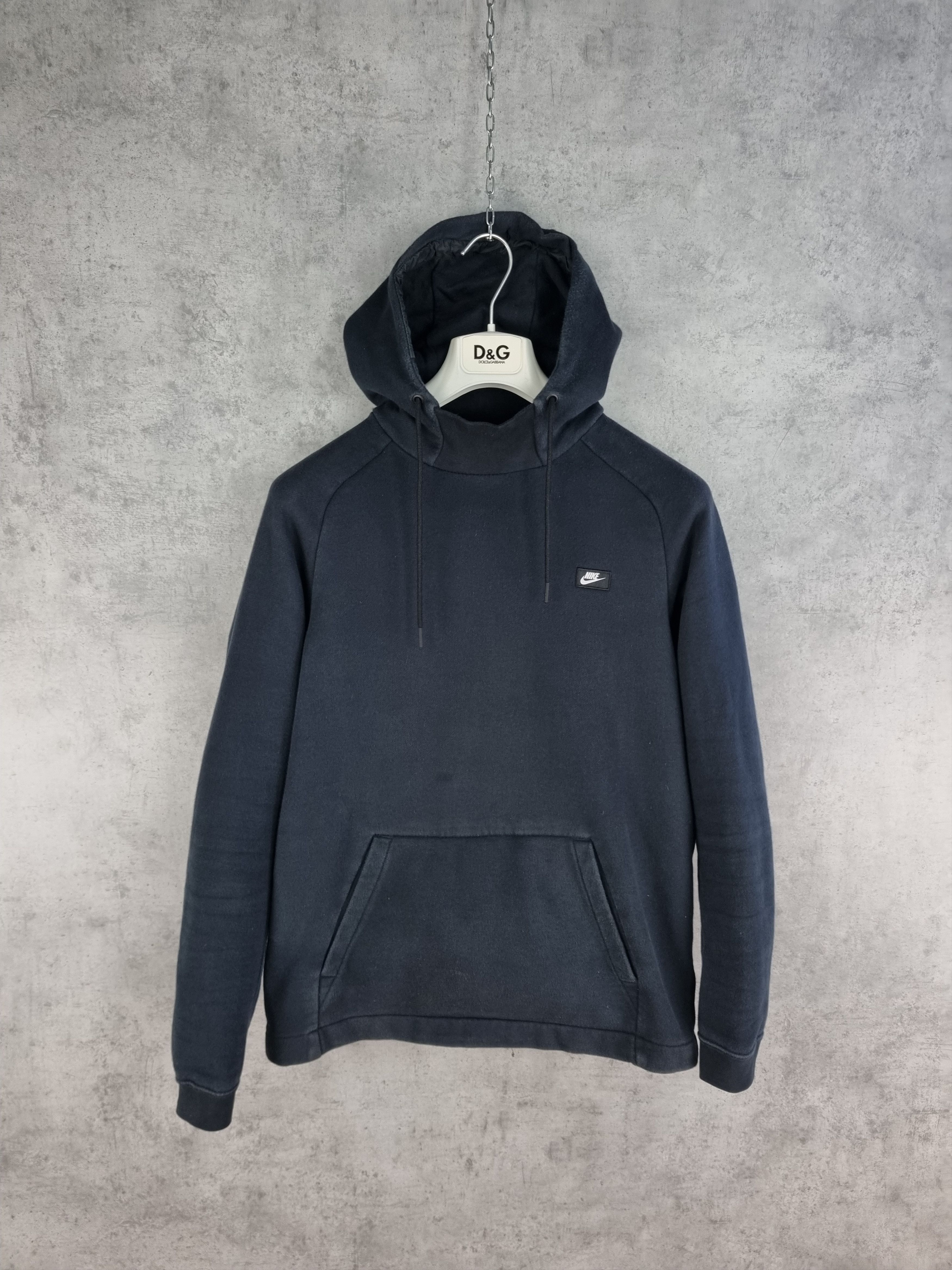 Nike × Vintage Nike Tech Faded Black Navy Hoodie Size US S / EU 44-46 / 1 - 12 Thumbnail